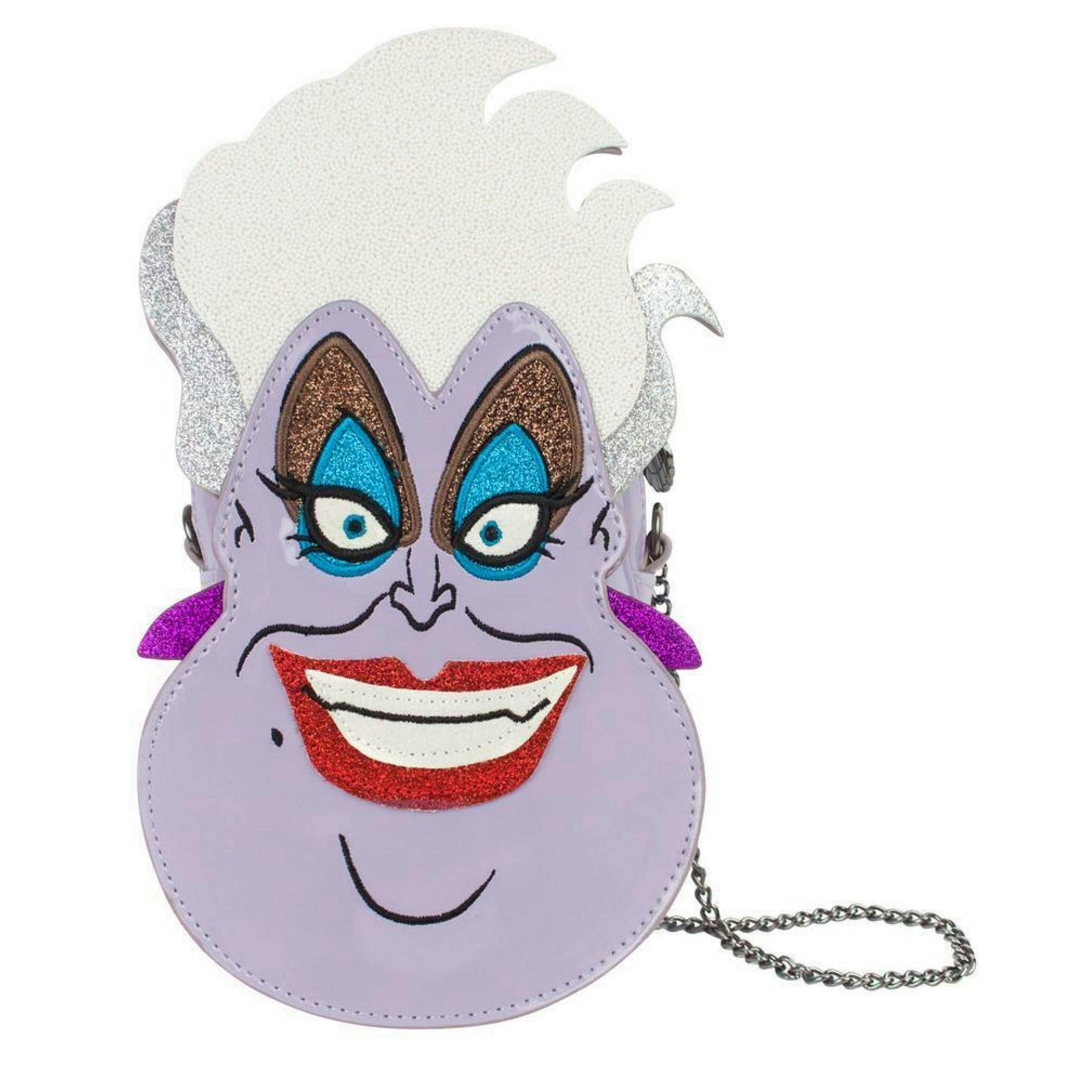 Danielle Nicole Womens Purple Little Mermaid Cross Body Bag (One Size) by Vanilla Underground , view 1 of 6