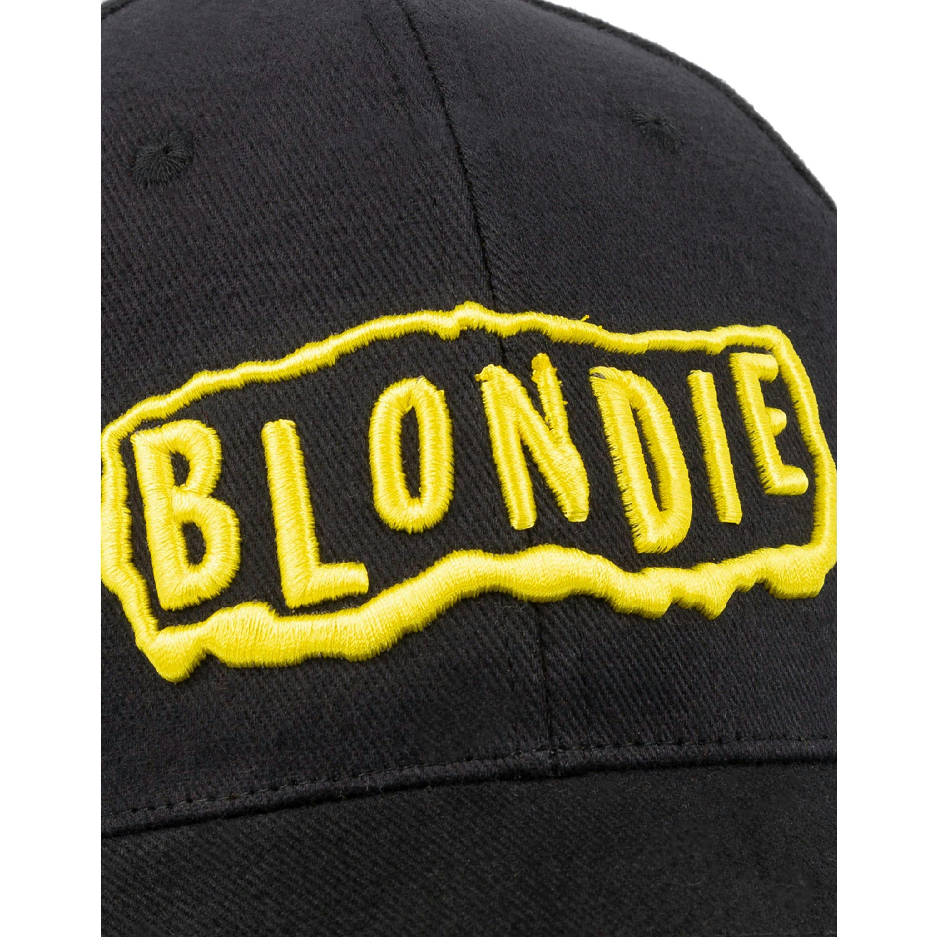 Blondie Unisex Black Logo Adjustable Curved Peak Cap (One Size) by Vanilla Underground , view 3 of 4
