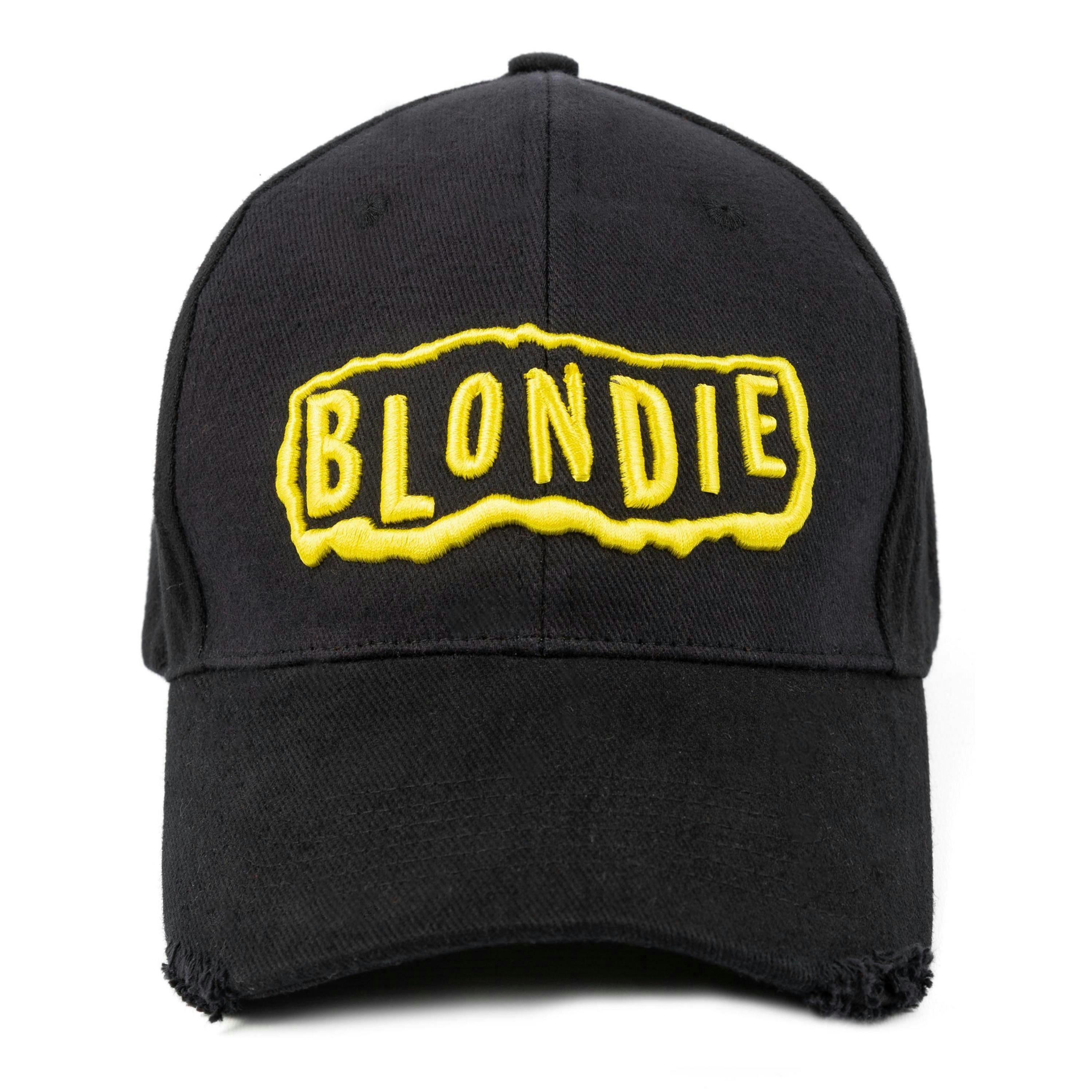 Blondie Unisex Black Logo Adjustable Curved Peak Cap (One Size) by Vanilla Underground , view 4 of 4