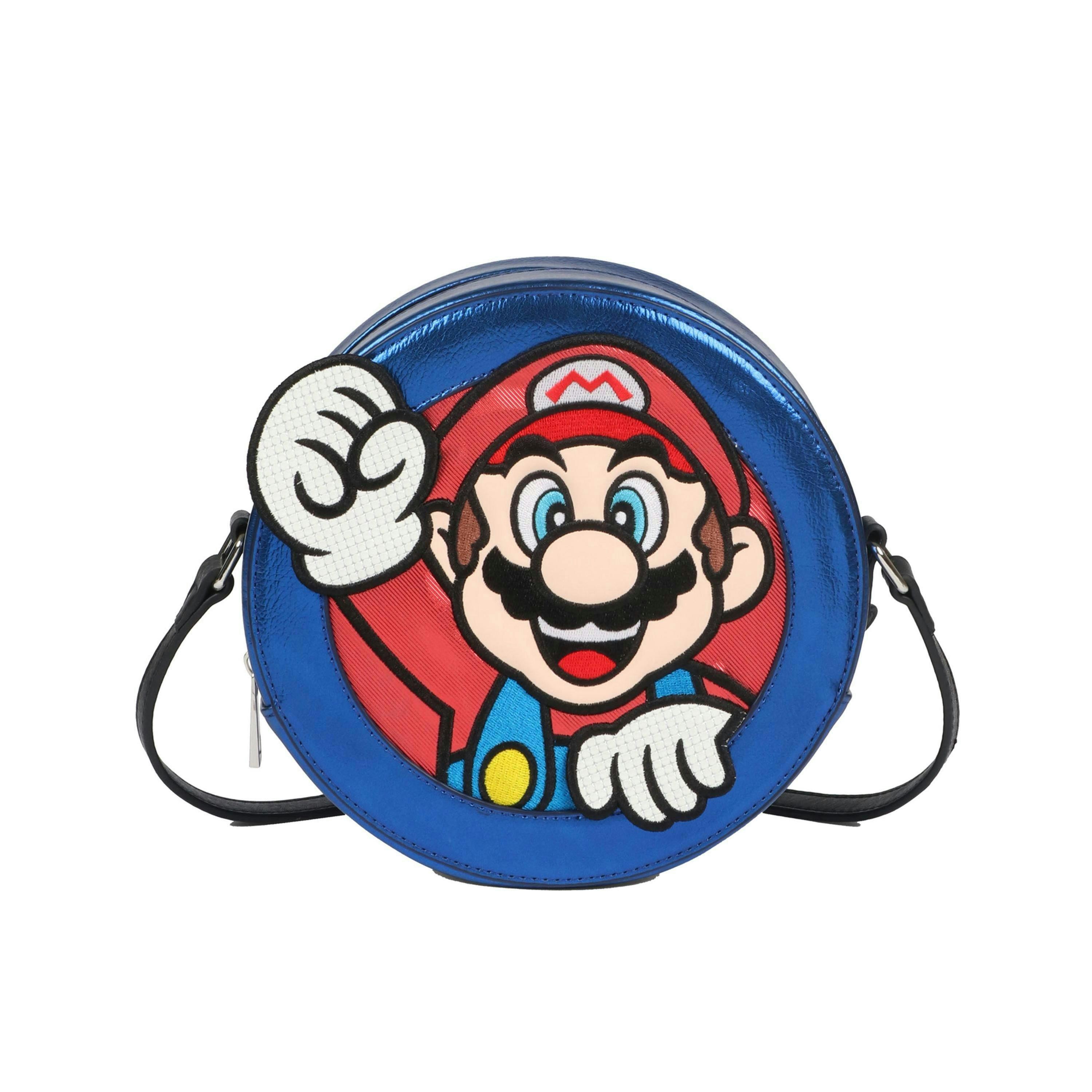 Danielle Nicole Unisex Blue Super Mario Cross Body Bag (One Size) by Vanilla Underground , view 1 of 1
