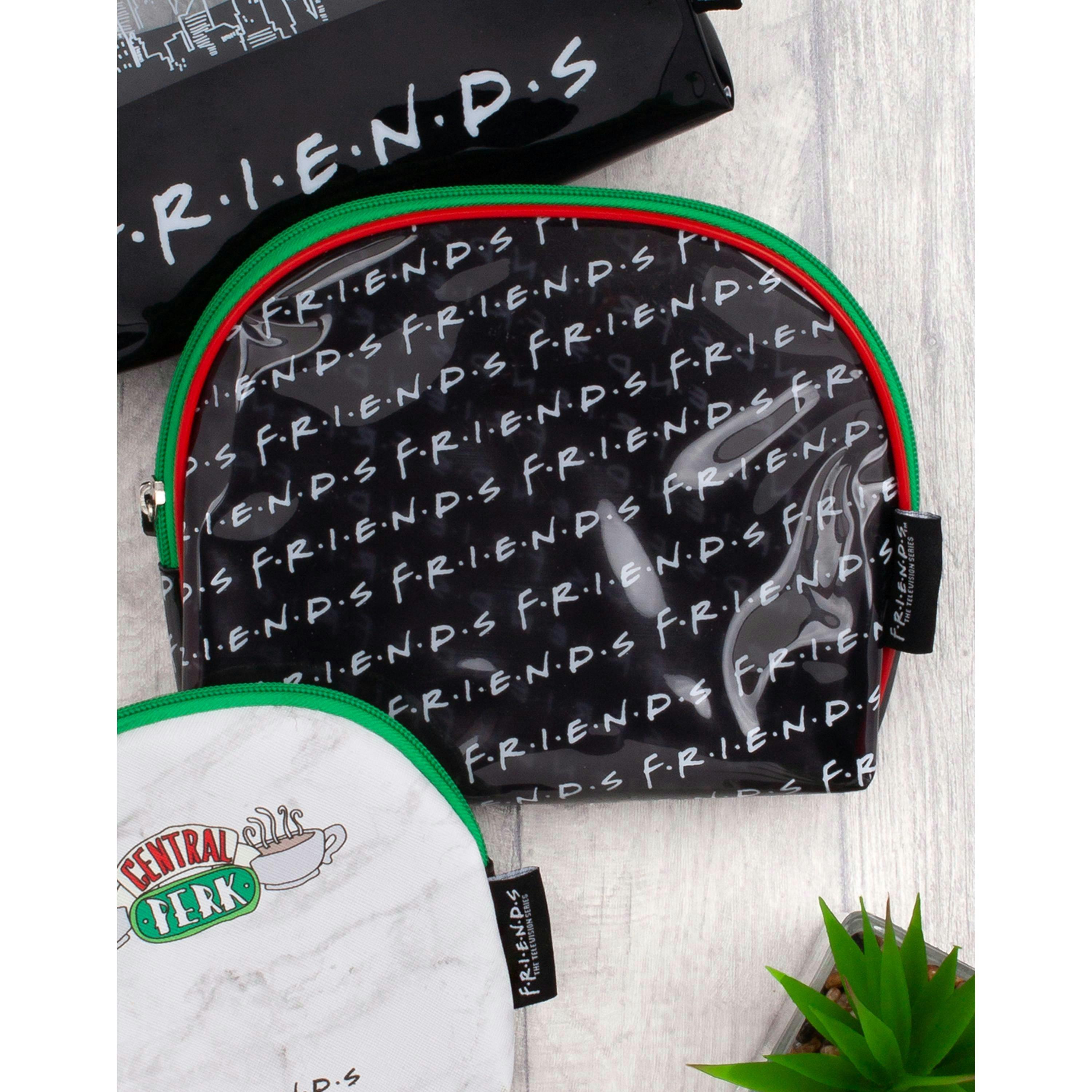 Friends Womens Black Logo Central Perk Graphic Makeup Bag (One Size) by Vanilla Underground , view 4 of 5