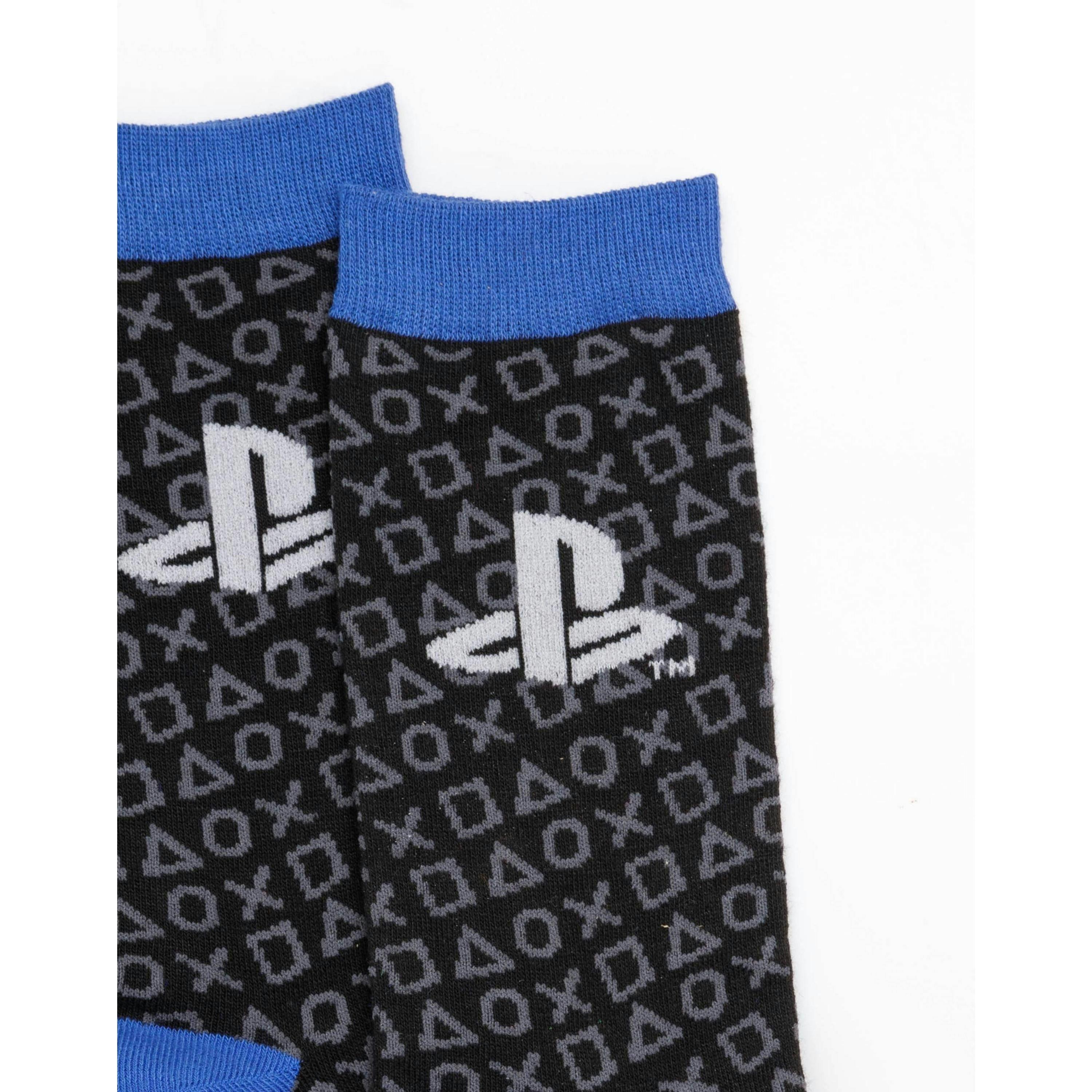 PlayStation Mens Blue Logo & Controller Symbols Print - Boxed Set Mug and Sock Gift Set (One Size) [dis] by Vanilla Underground , view 6 of 6