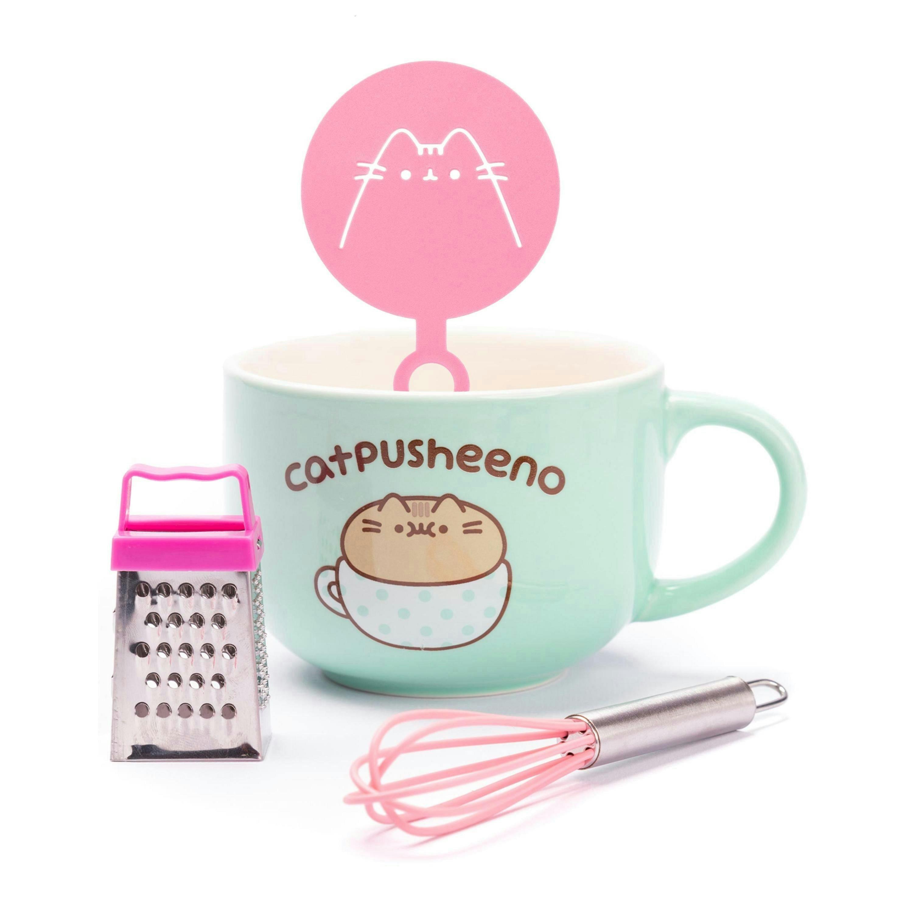 Pusheen Womens Blue Pusheen Boxed Set Large Coffee Mug (One Size) by Vanilla Underground , view 1 of 6