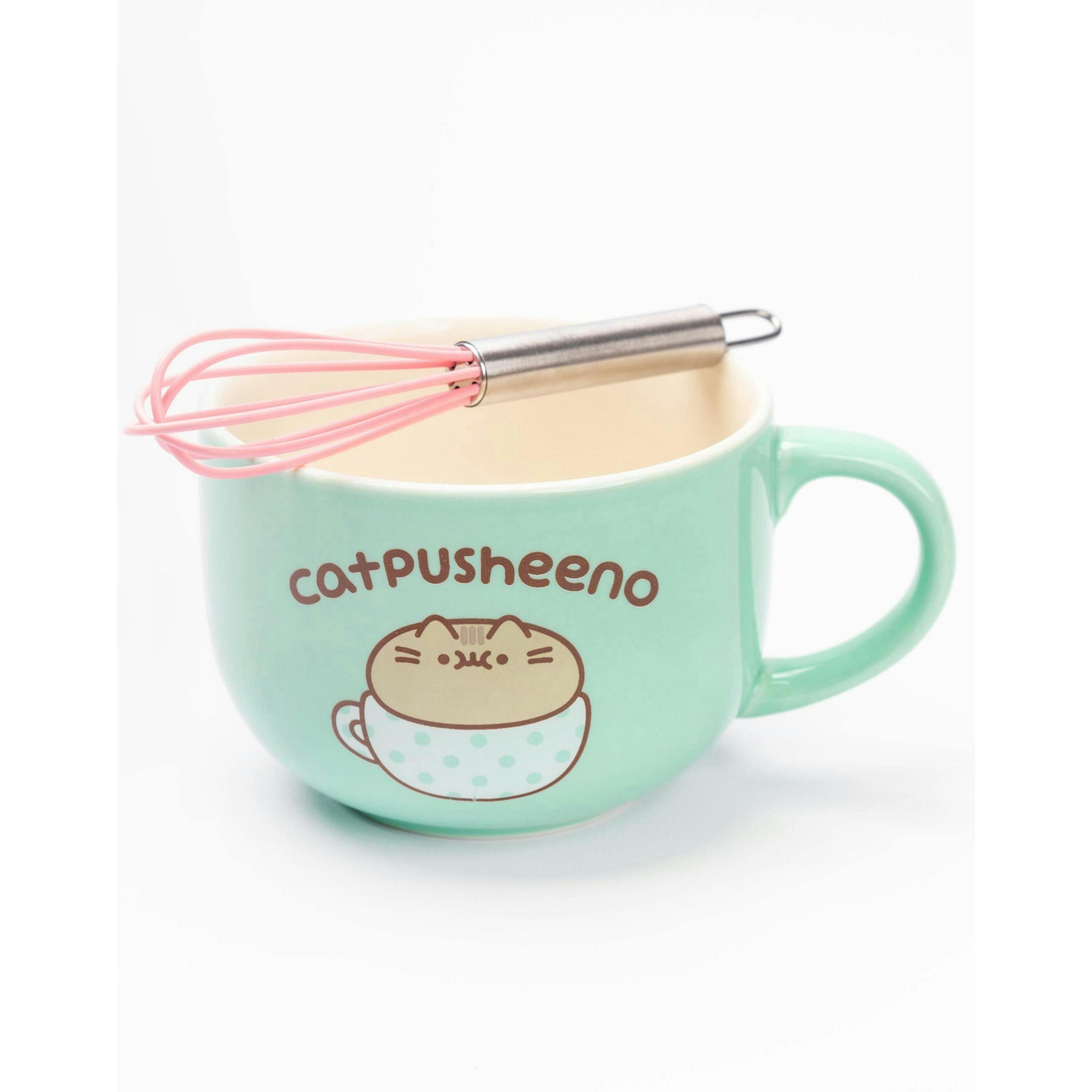 Pusheen Womens Blue Pusheen Boxed Set Large Coffee Mug (One Size) by Vanilla Underground , view 4 of 6