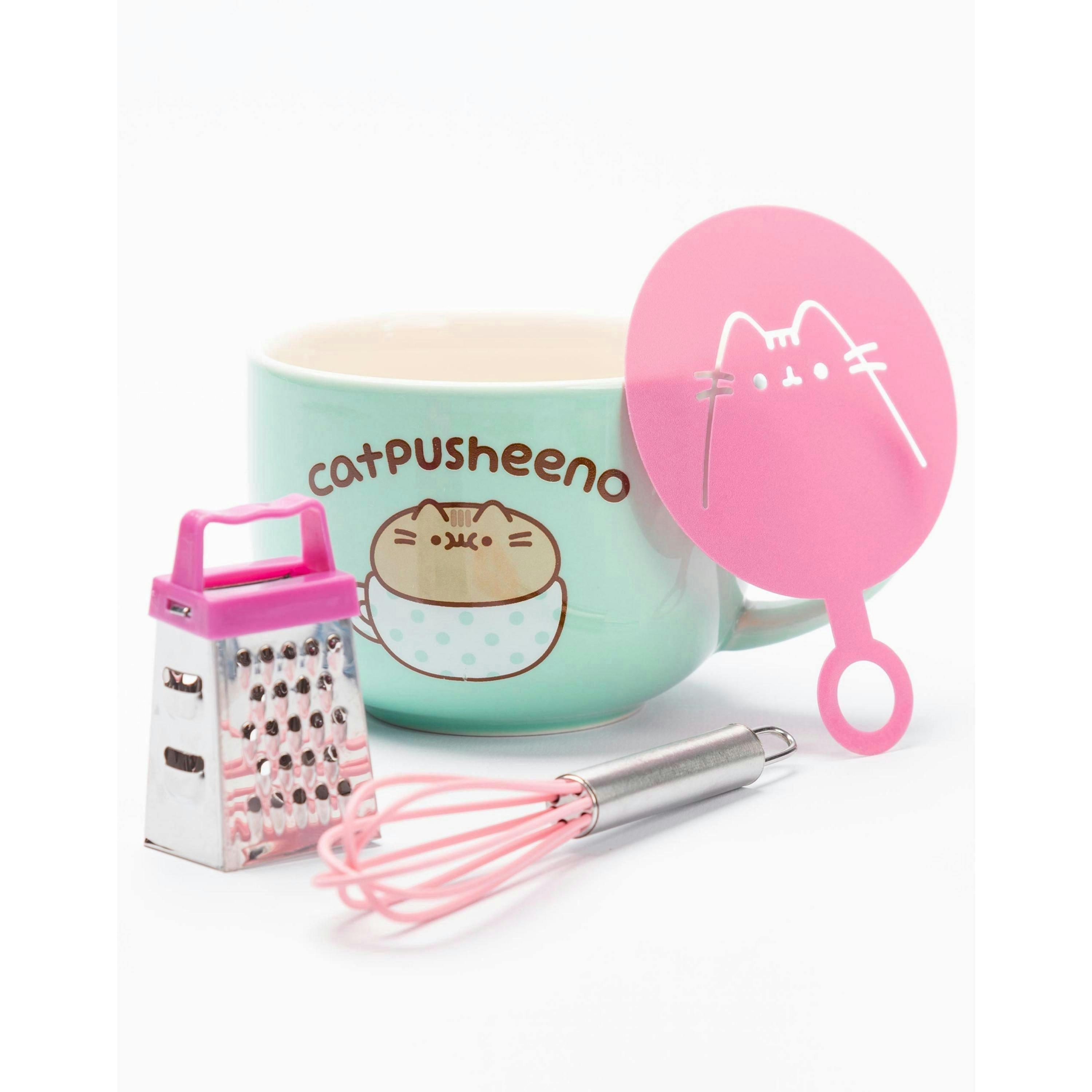 Pusheen Womens Blue Pusheen Boxed Set Large Coffee Mug (One Size) by Vanilla Underground , view 5 of 6