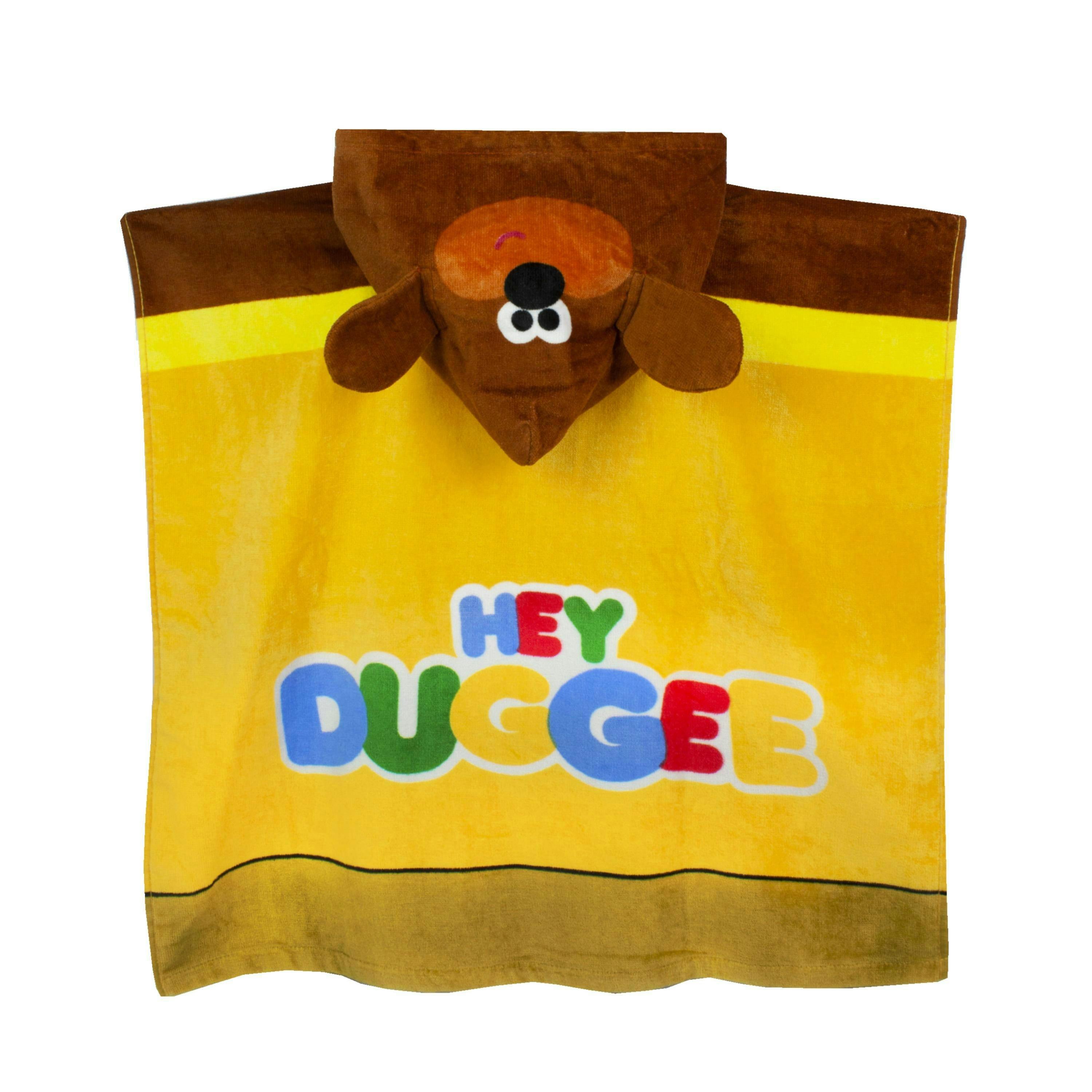 Hey Duggee Boys Yellow Duggee 3D Novelty - Dress-Up Style Poncho Towel (One Size) by Vanilla Underground , view 2 of 5