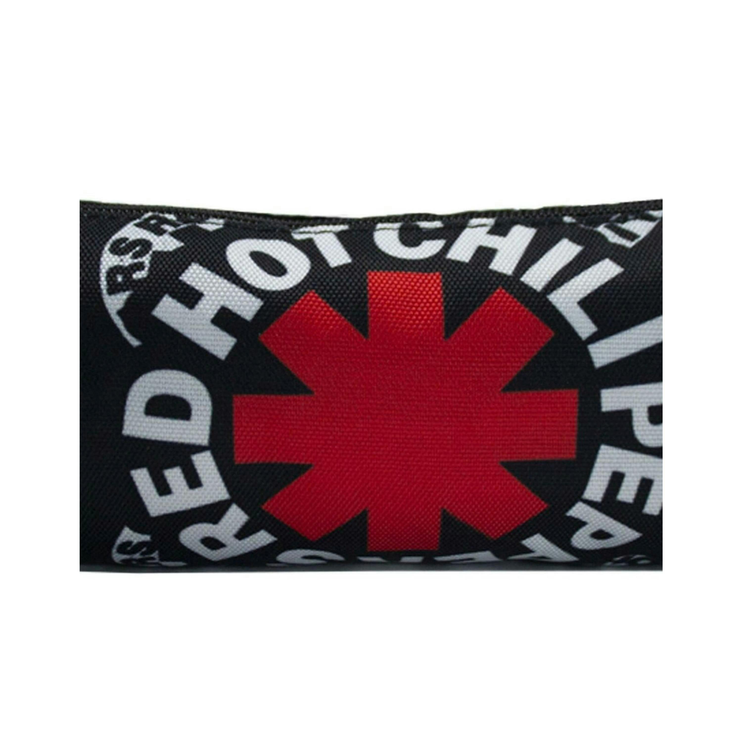 Rock Sax Unisex Black Red Hot Chilli Peppers Pencil Case (One Size) by Vanilla Underground , view 2 of 2
