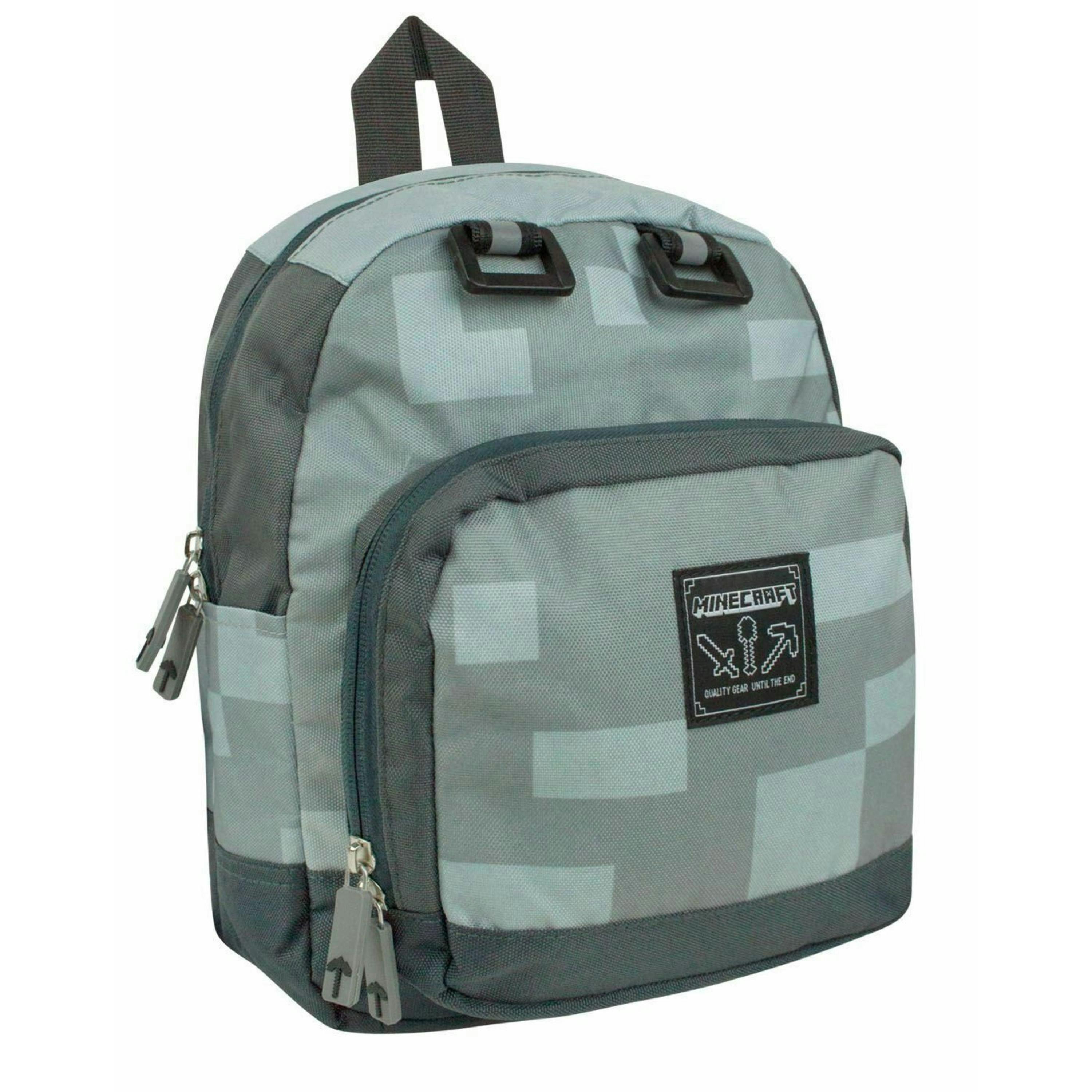 Minecraft Boys Grey Resistance Themed Badges Mini Backpack (One Size) by Vanilla Underground , view 1 of 6