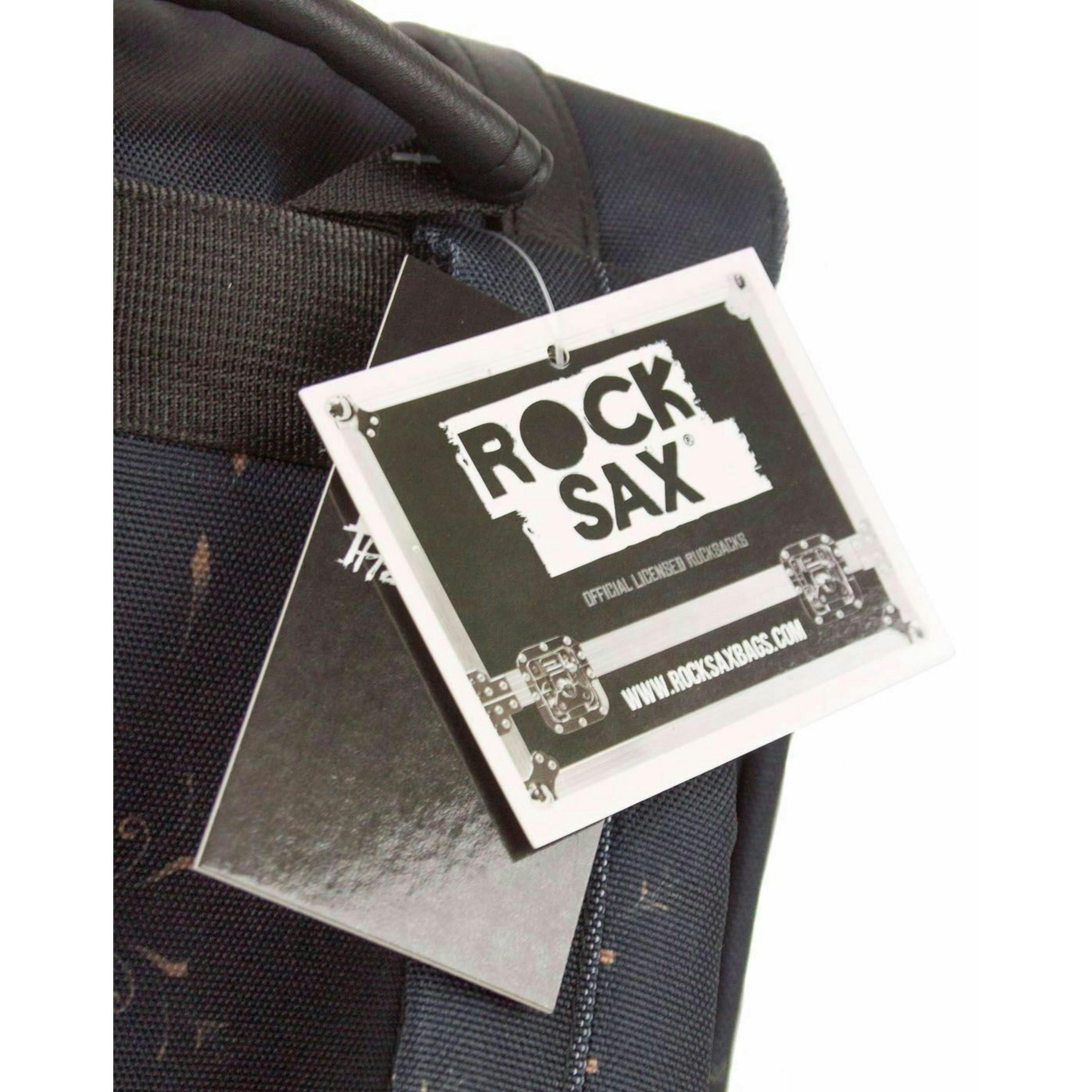 Rock Sax Unisex Black Bring Me The Horizon Sempiternal Album Artwork Backpack (One Size) by Vanilla Underground , view 5 of 5