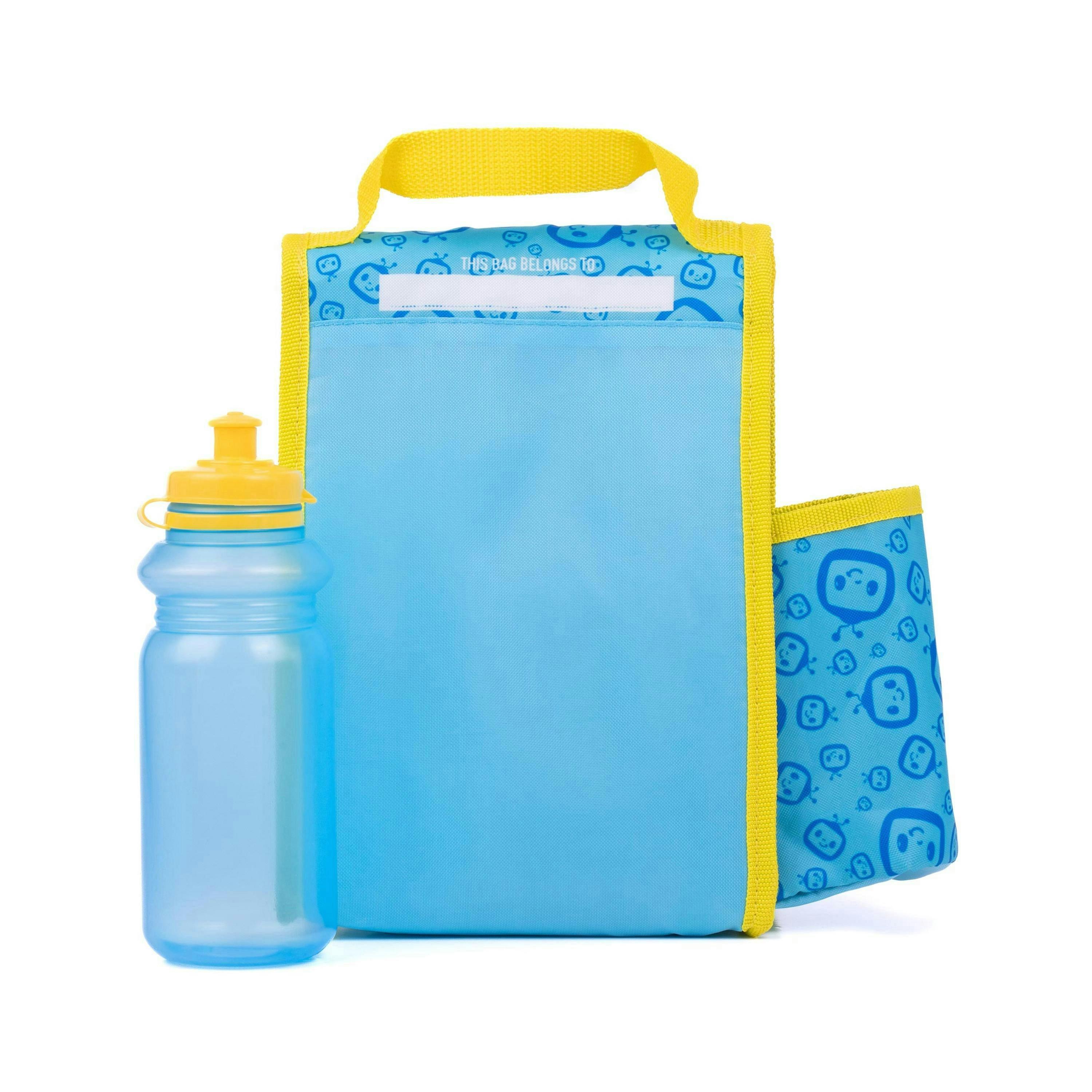 Cocomelon Boys Blue Lunch Bag Bottle and Snack Pot (One Size) by Vanilla Underground , view 3 of 6