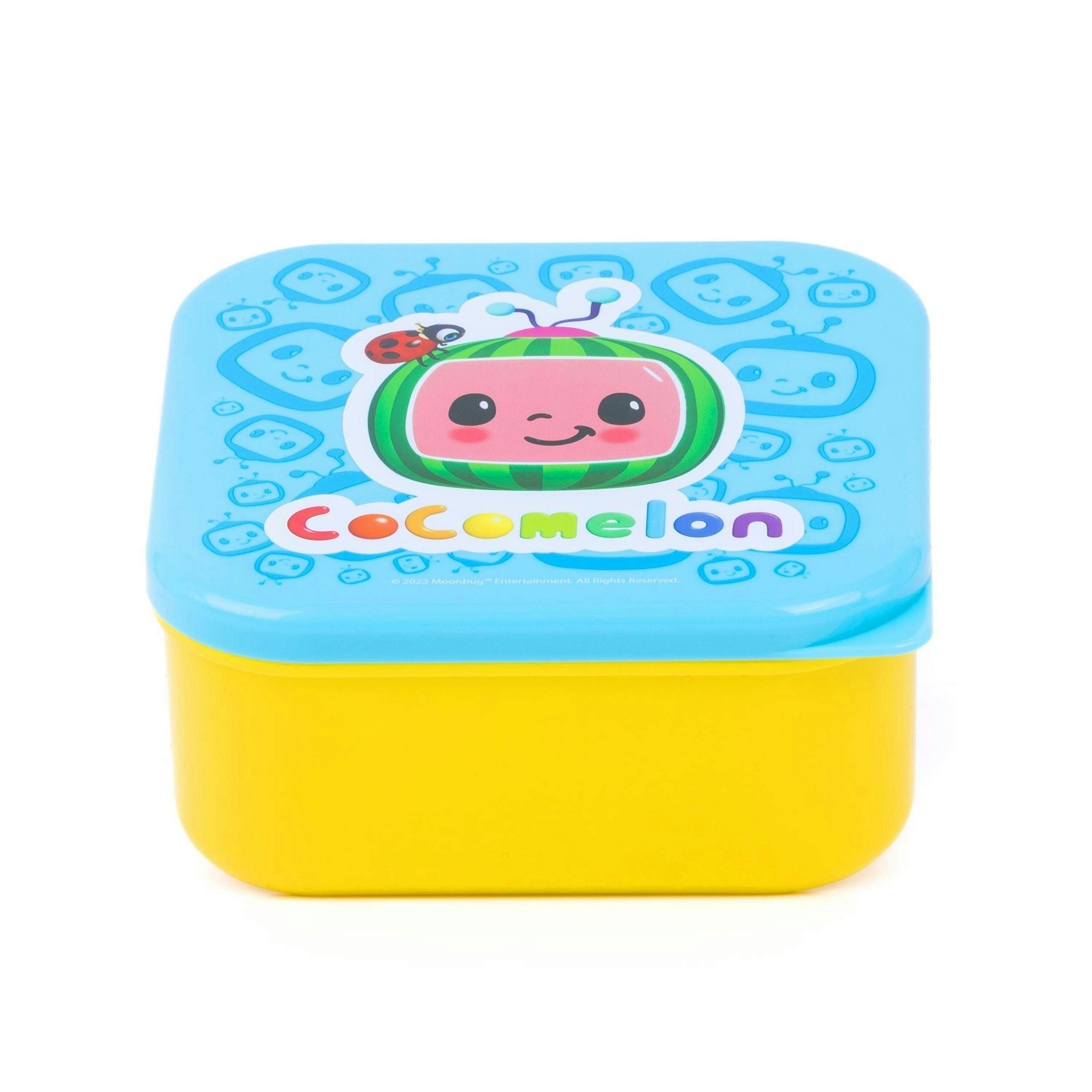Cocomelon Boys Blue Lunch Bag Bottle and Snack Pot (One Size) by Vanilla Underground , view 5 of 6