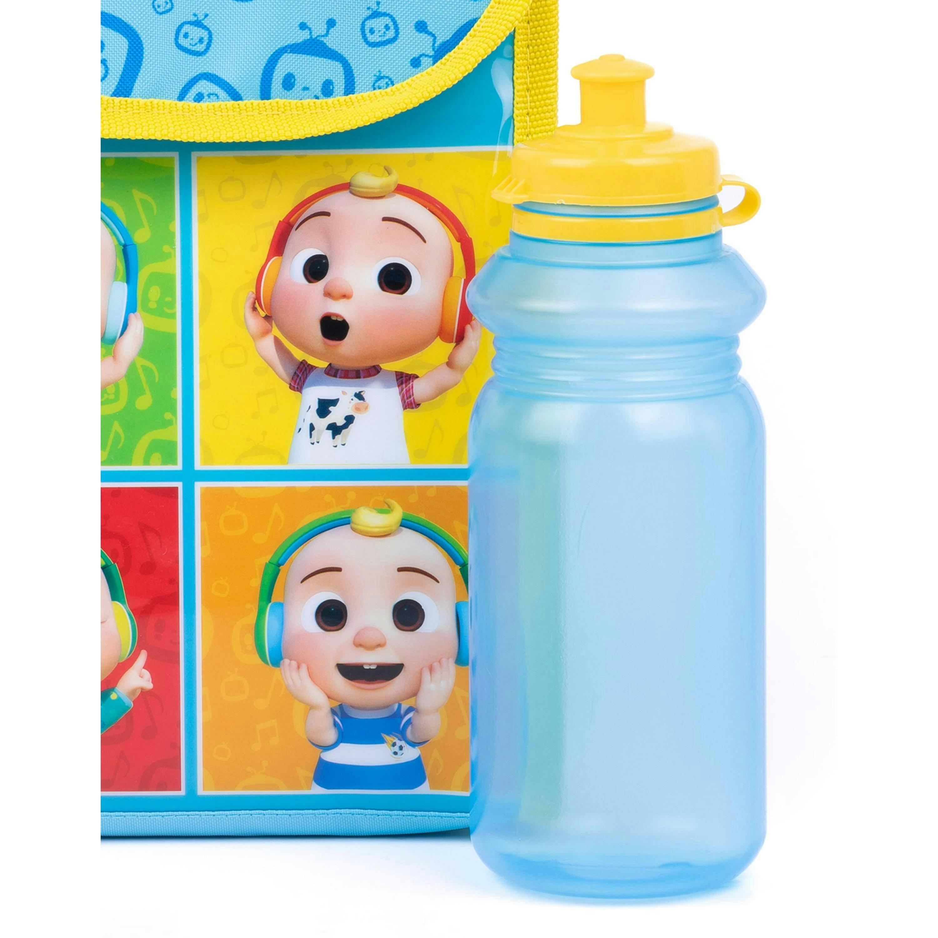 Cocomelon Boys Blue Lunch Bag Bottle and Snack Pot (One Size) by Vanilla Underground , view 6 of 6