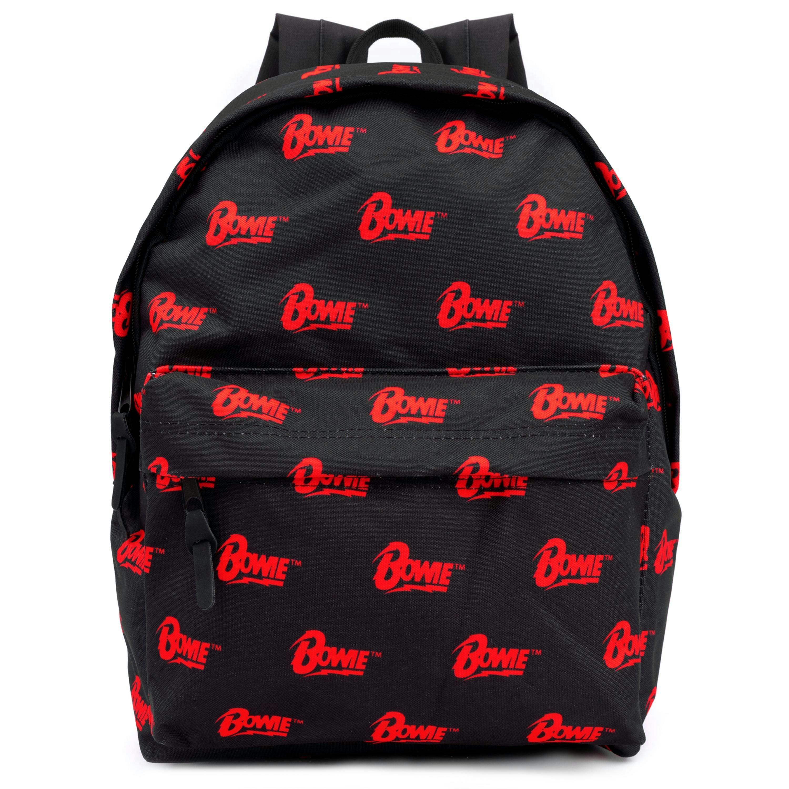 David Bowie Unisex Black Logo Backpack (One Size) by Vanilla Underground , view 2 of 6