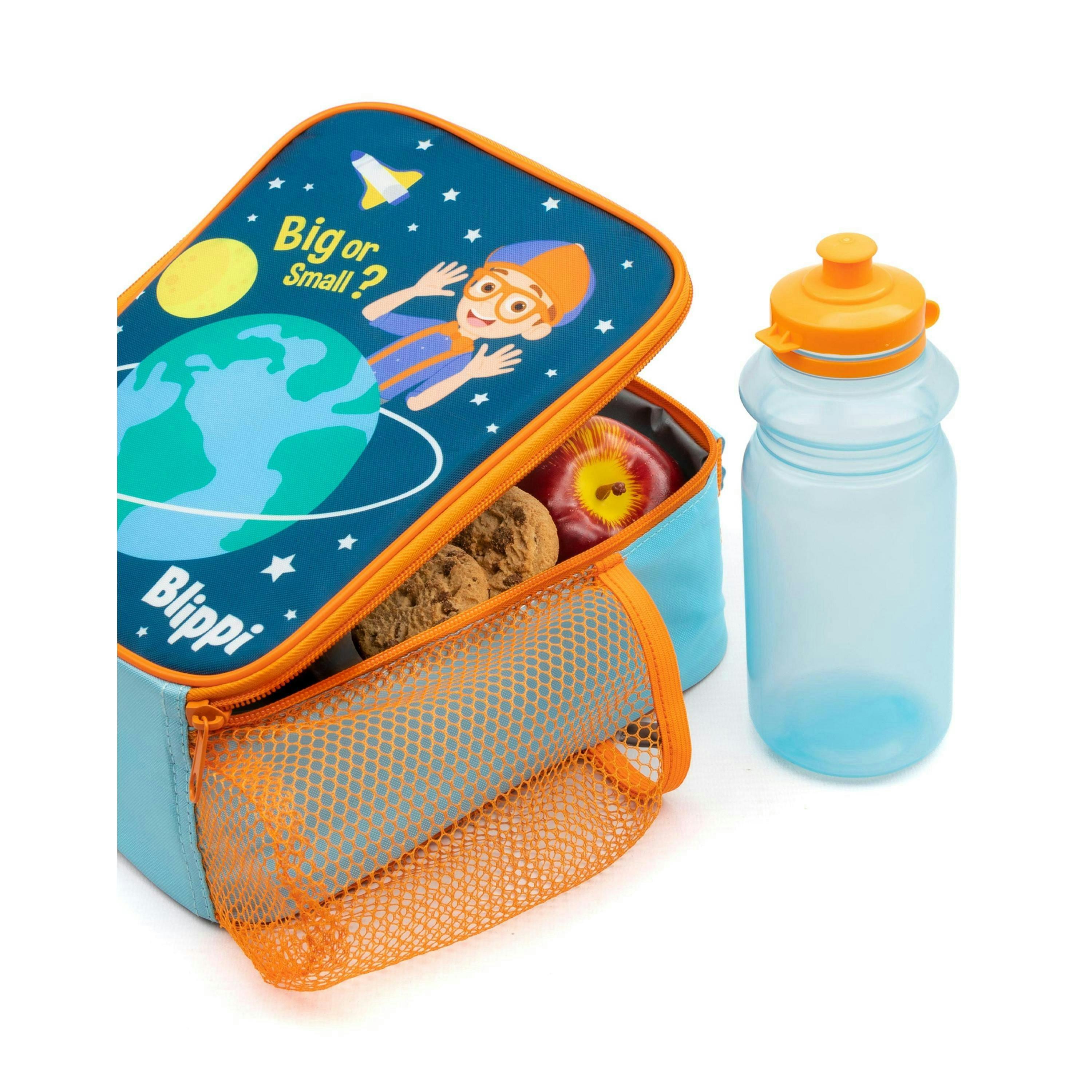Blippi Unisex Kids Multicoloured Character Lunch Bag and Bottle Set (One Size) by Vanilla Underground , view 3 of 6