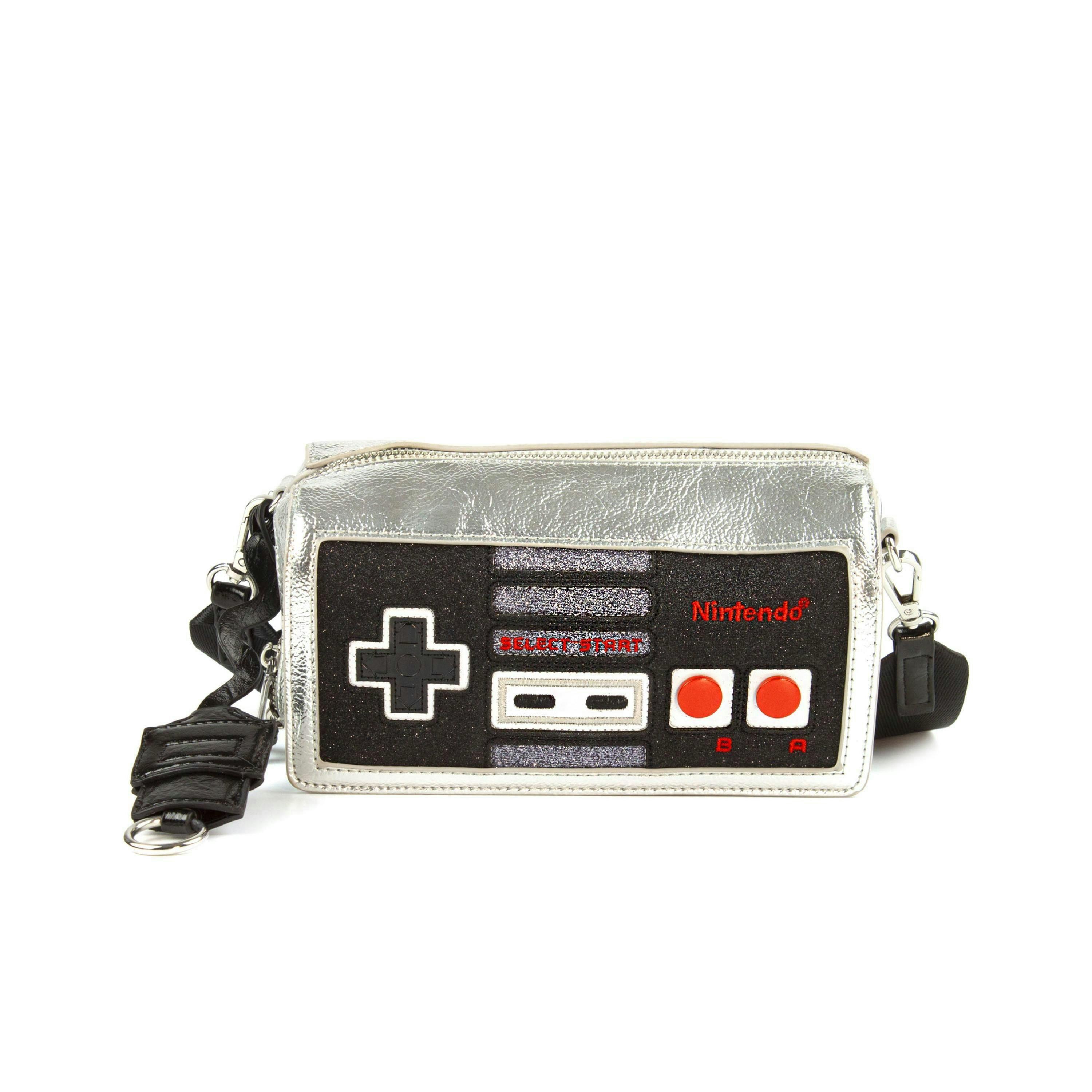 Danielle Nicole Womens Black Super Mario Cross Body Bag (One Size) by Vanilla Underground , view 1 of 2