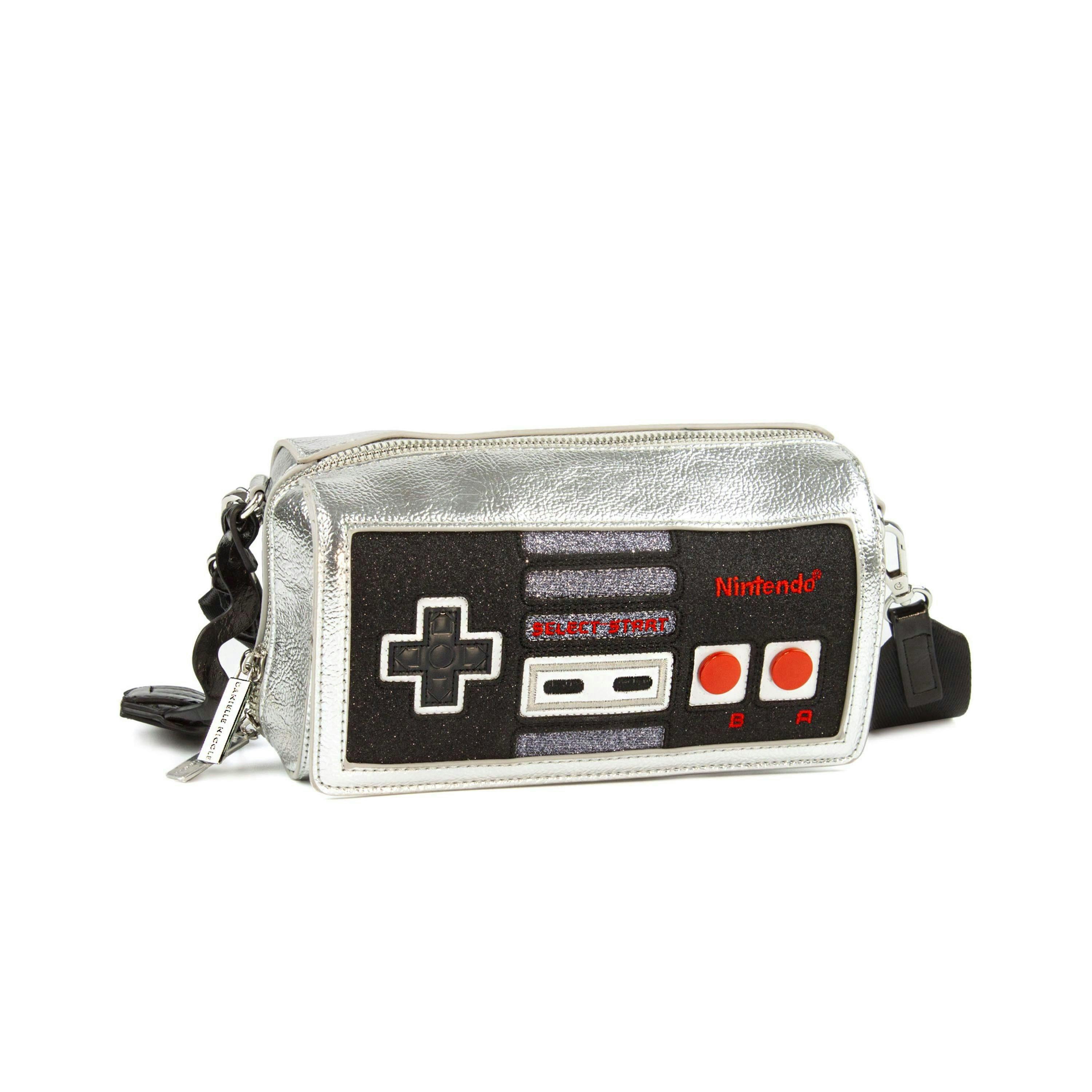 Danielle Nicole Womens Black Super Mario Cross Body Bag (One Size) by Vanilla Underground , view 2 of 2