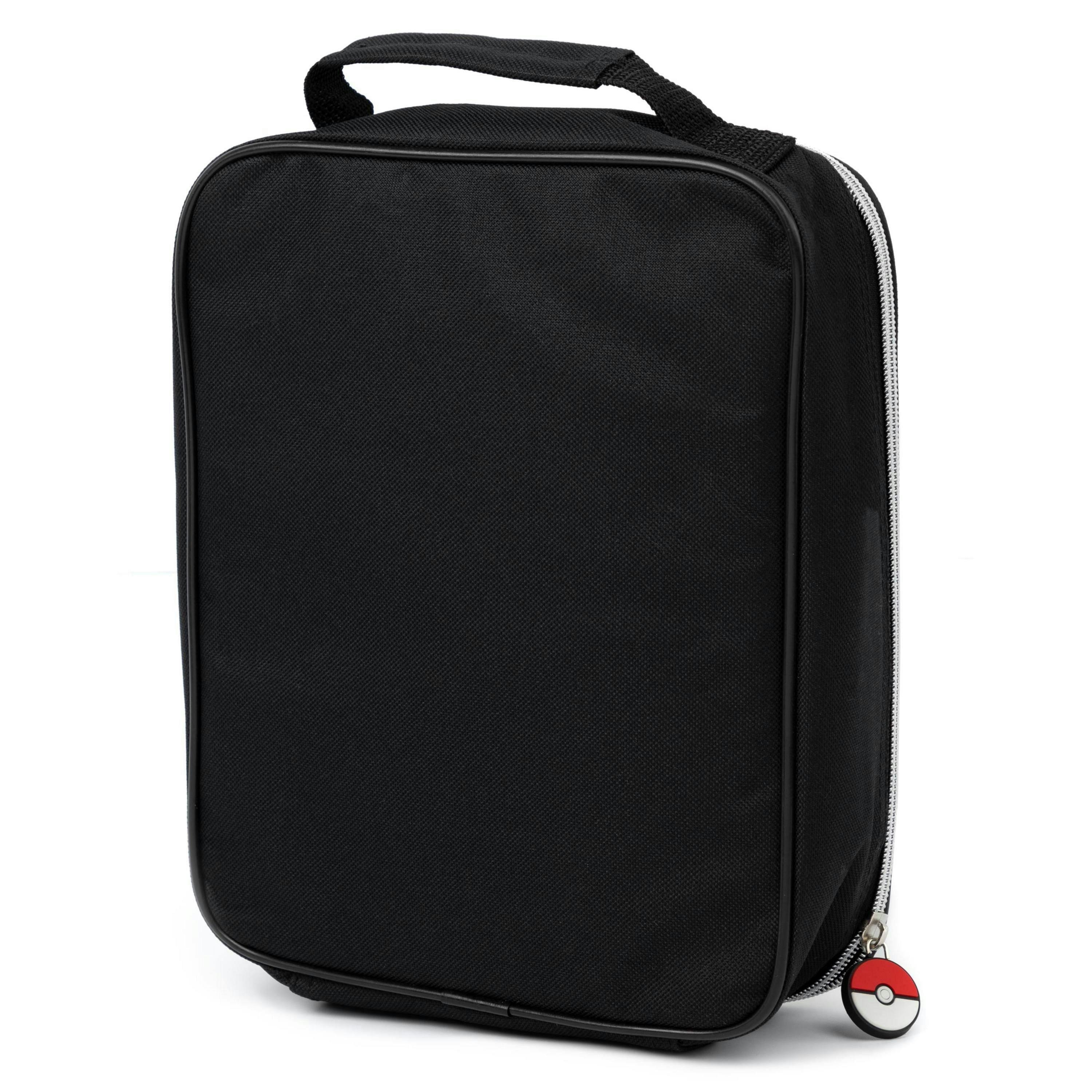 Pokemon Unisex Kids Black Character Zip Lunch Bag (One Size) by Vanilla Underground , view 2 of 6