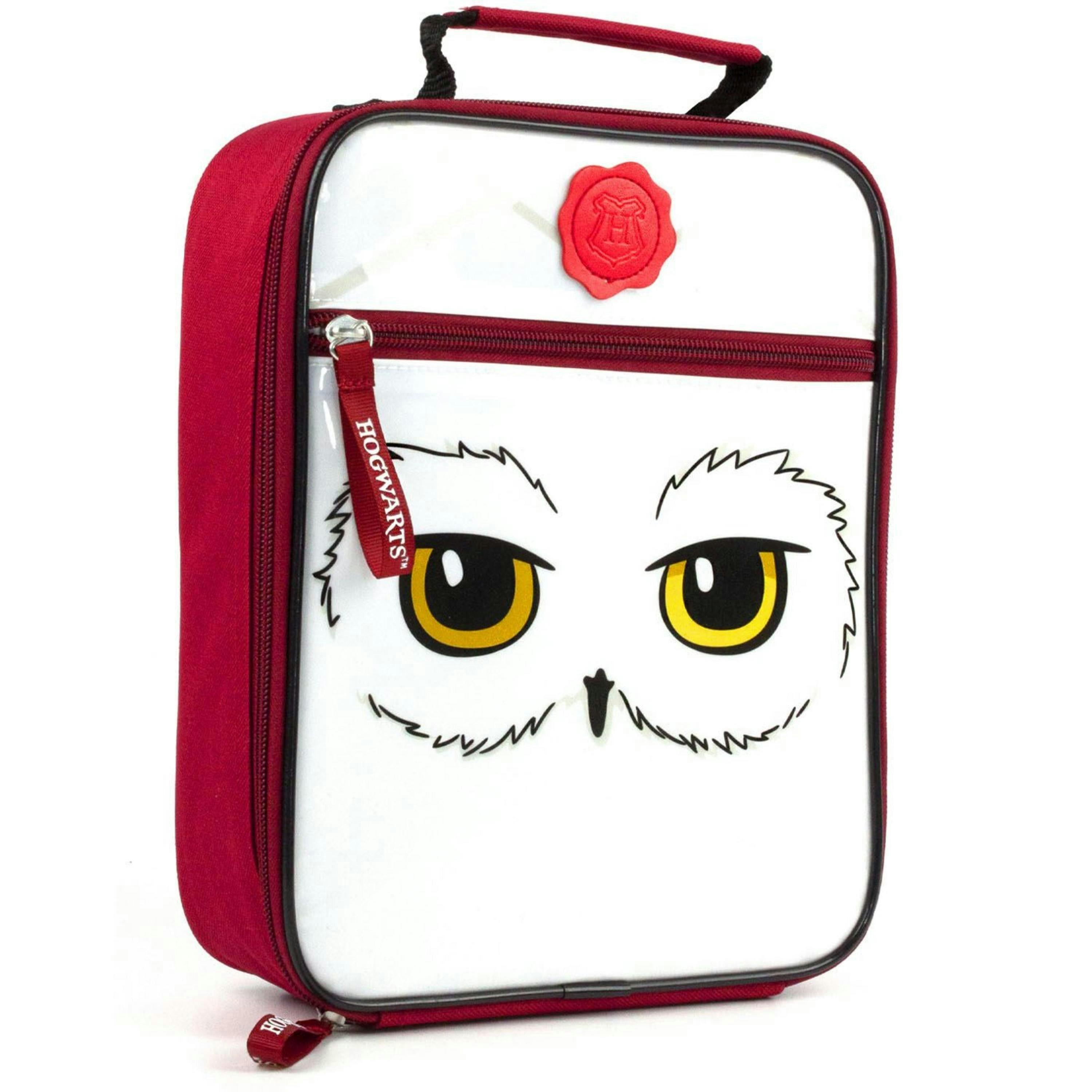 Harry Potter Unisex Kids Red Hedwig Zip Lunch Bag (One Size) by Vanilla Underground , view 1 of 3