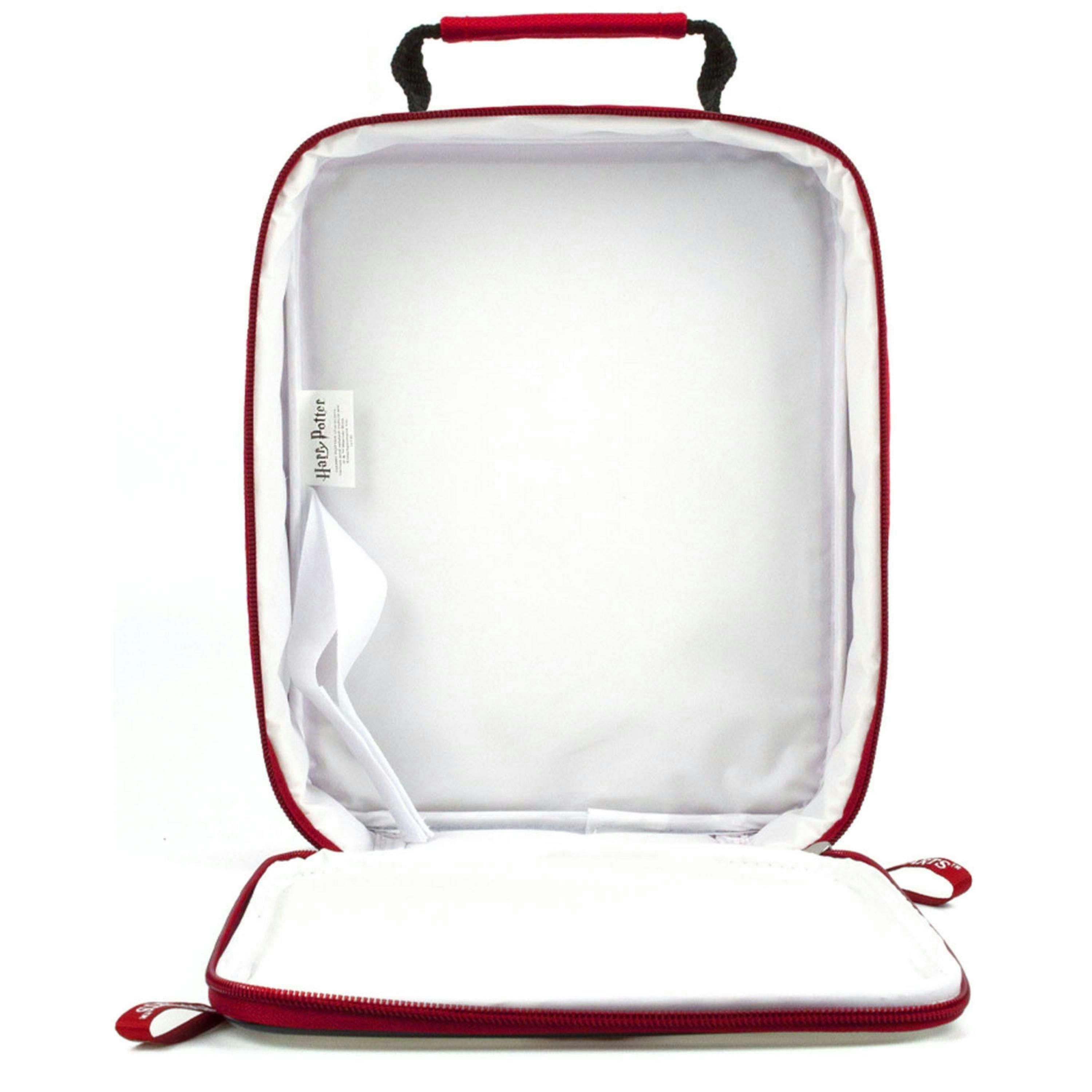 Harry Potter Unisex Kids Red Hedwig Zip Lunch Bag (One Size) by Vanilla Underground , view 3 of 3