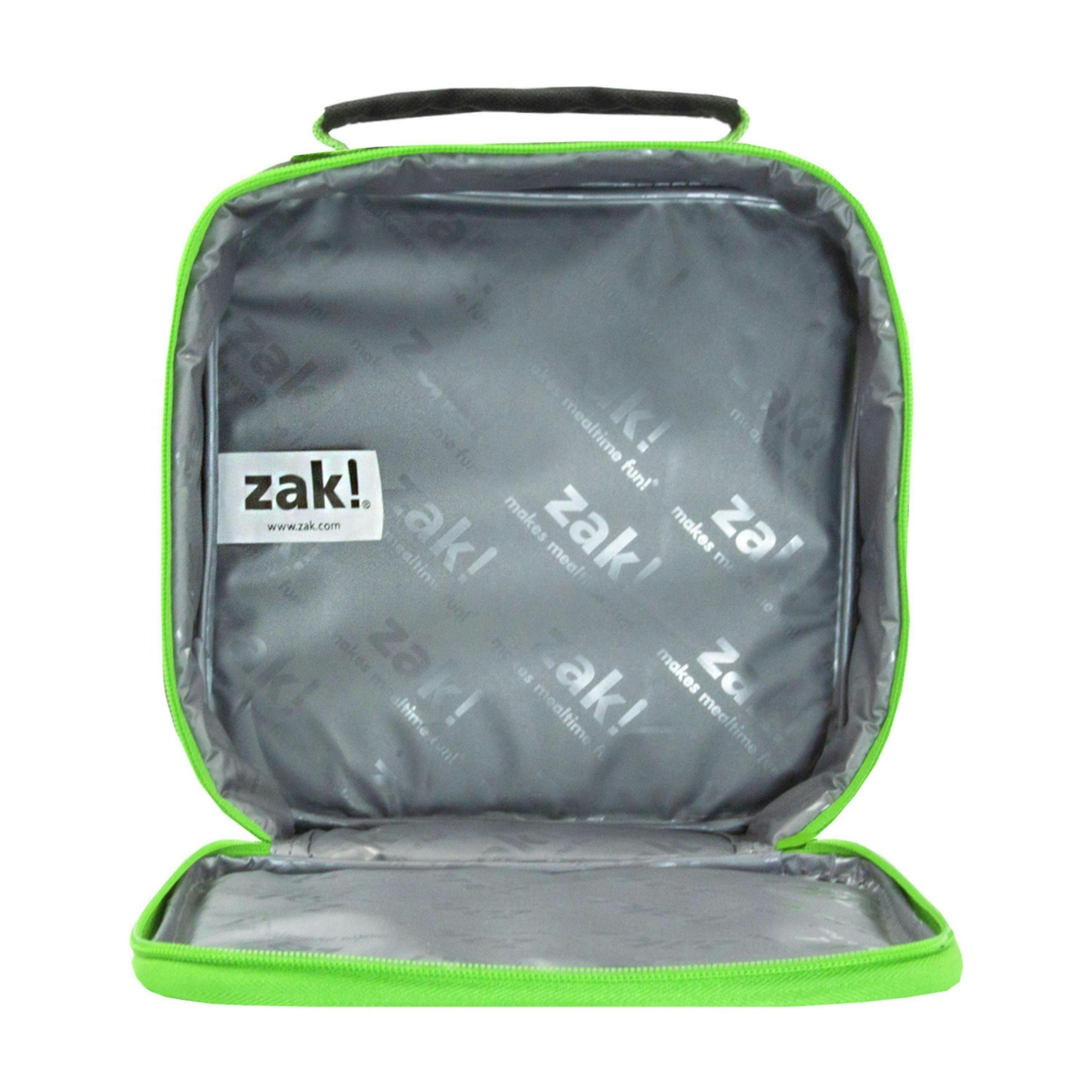 Minecraft Boys Green Creeper Lunch Bag Bottle and Snack Pot (One Size) by Vanilla Underground , view 4 of 6