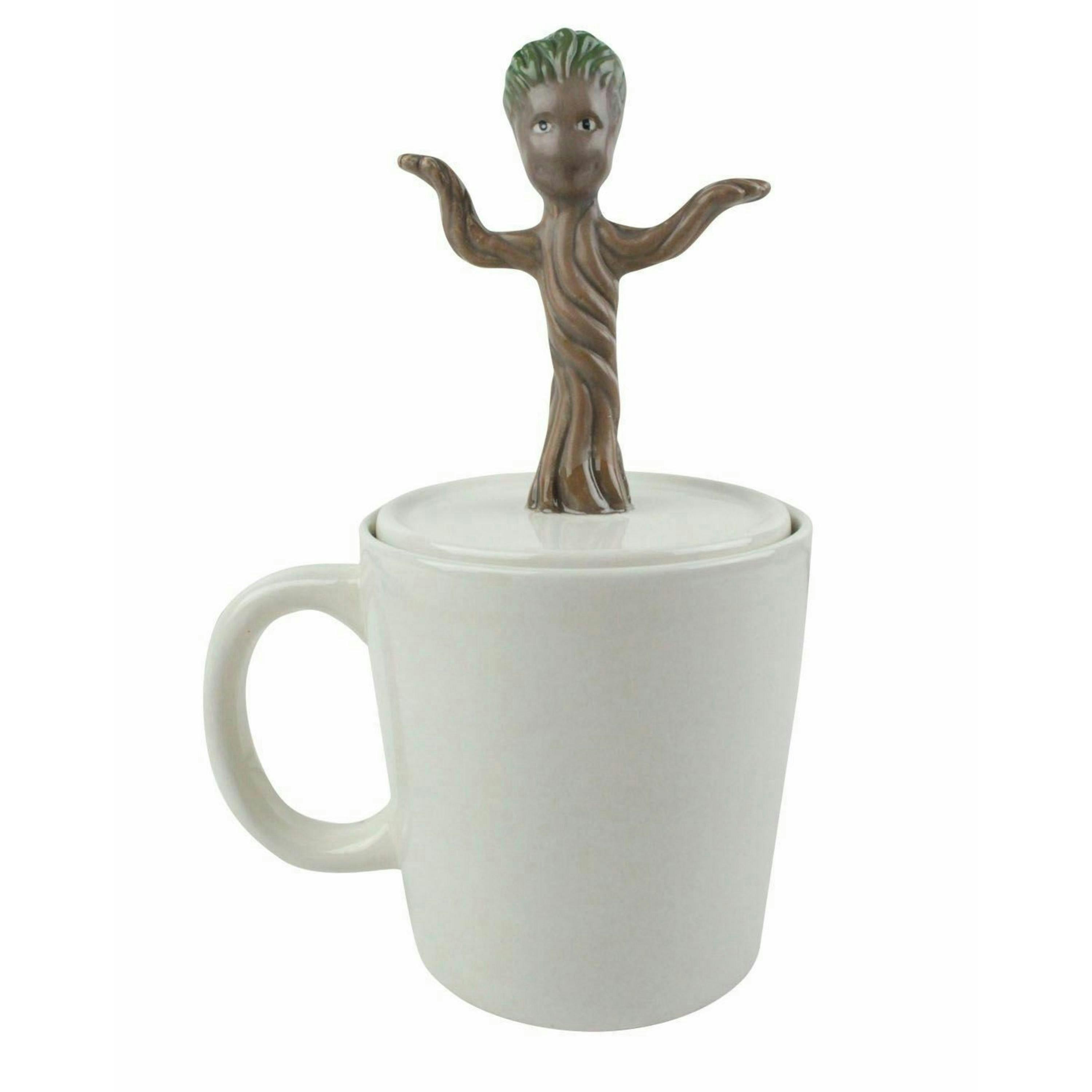 Marvel Unisex White Baby Groot Standard Mug (One Size) by Vanilla Underground , view 1 of 1
