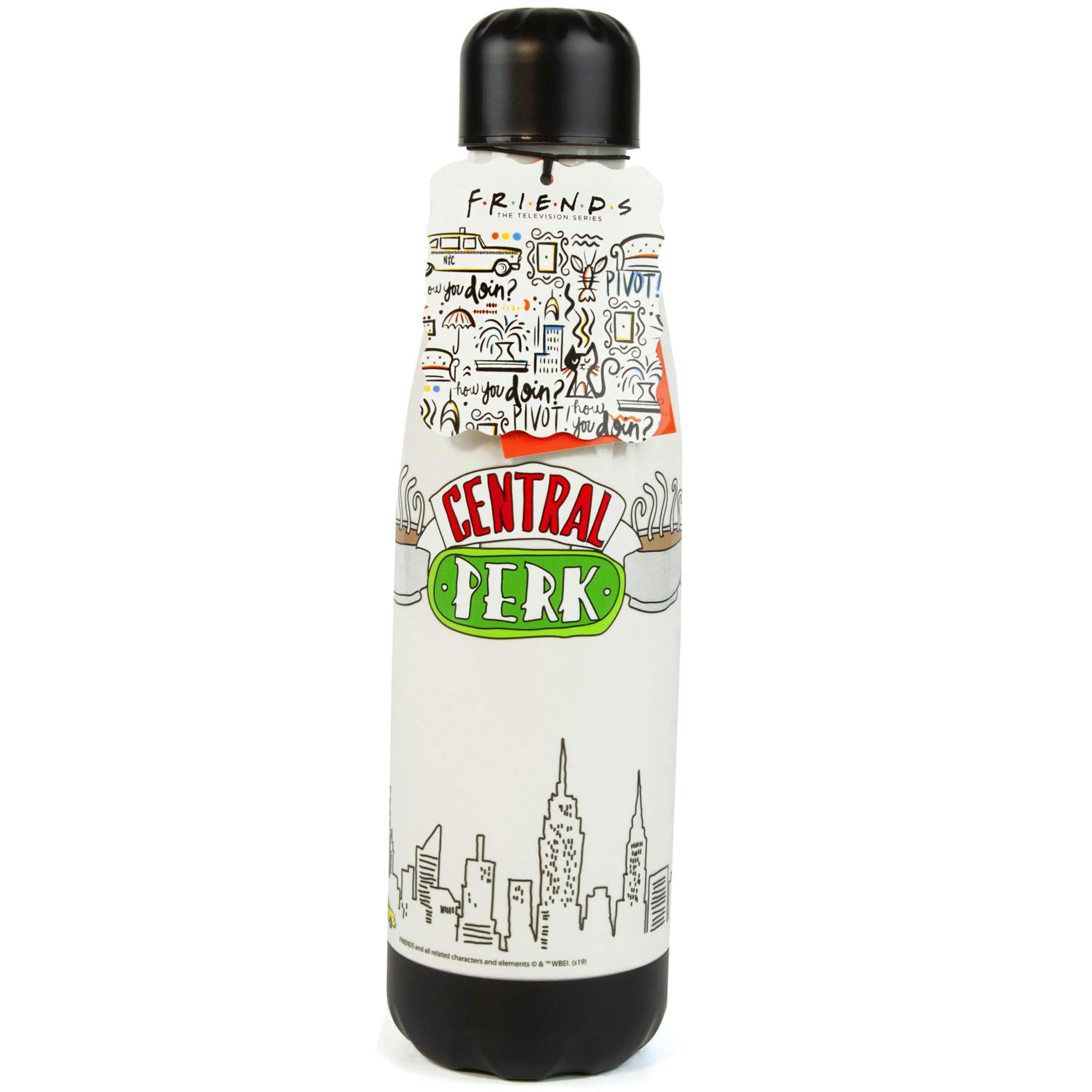 Friends Unisex Silver Central Perk Logo Tritan Bottle (One Size) by Vanilla Underground , view 3 of 3
