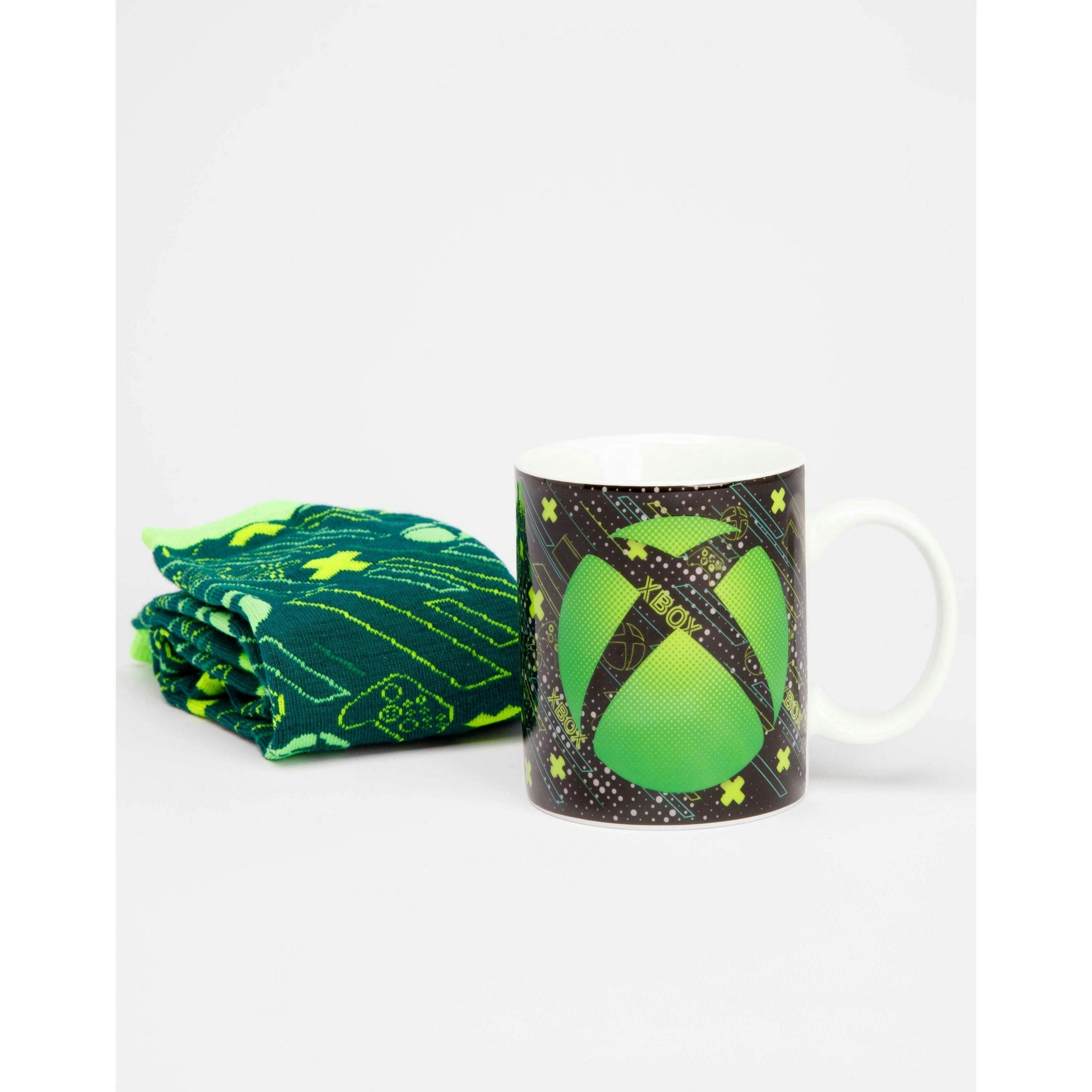 Xbox Mens Black Logo Mug and Sock Gift Set (One Size) [dis] by Vanilla Underground , view 2 of 5