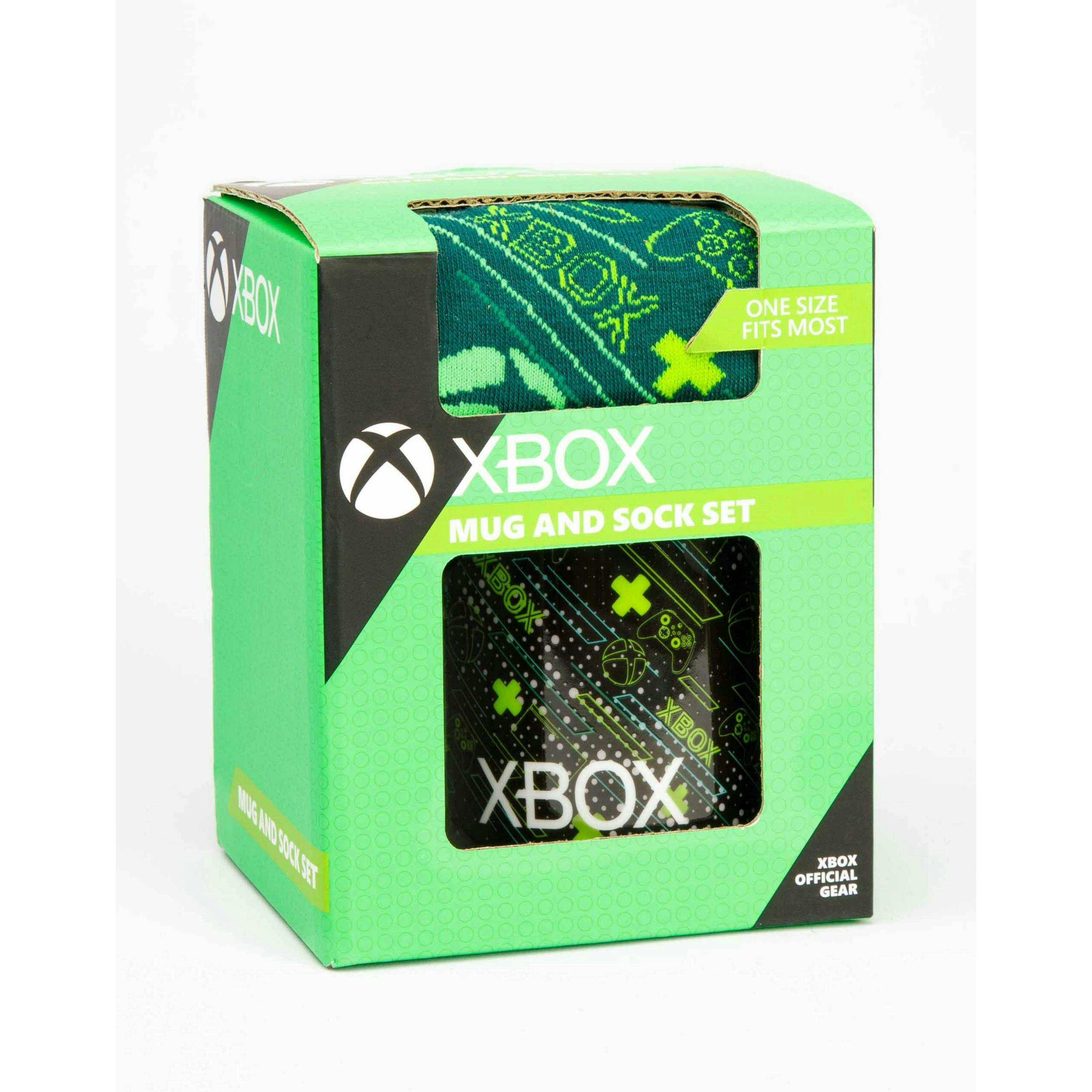 Xbox Mens Black Logo Mug and Sock Gift Set (One Size) [dis] by Vanilla Underground , view 3 of 5