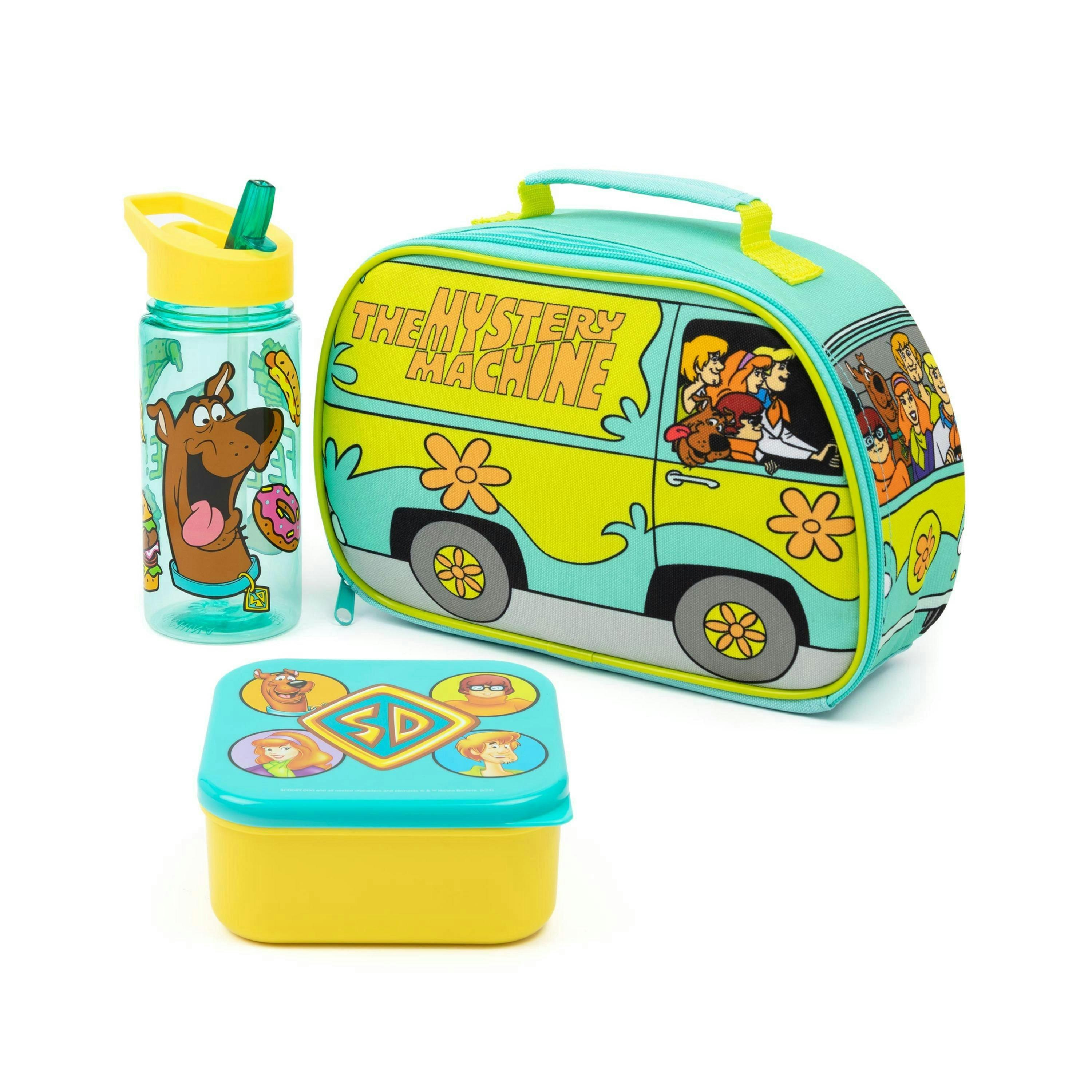 Scooby Doo Unisex Kids Blue Lunch Bag, Lunch Box and Bottle Set (One Size) by Vanilla Underground , view 1 of 6