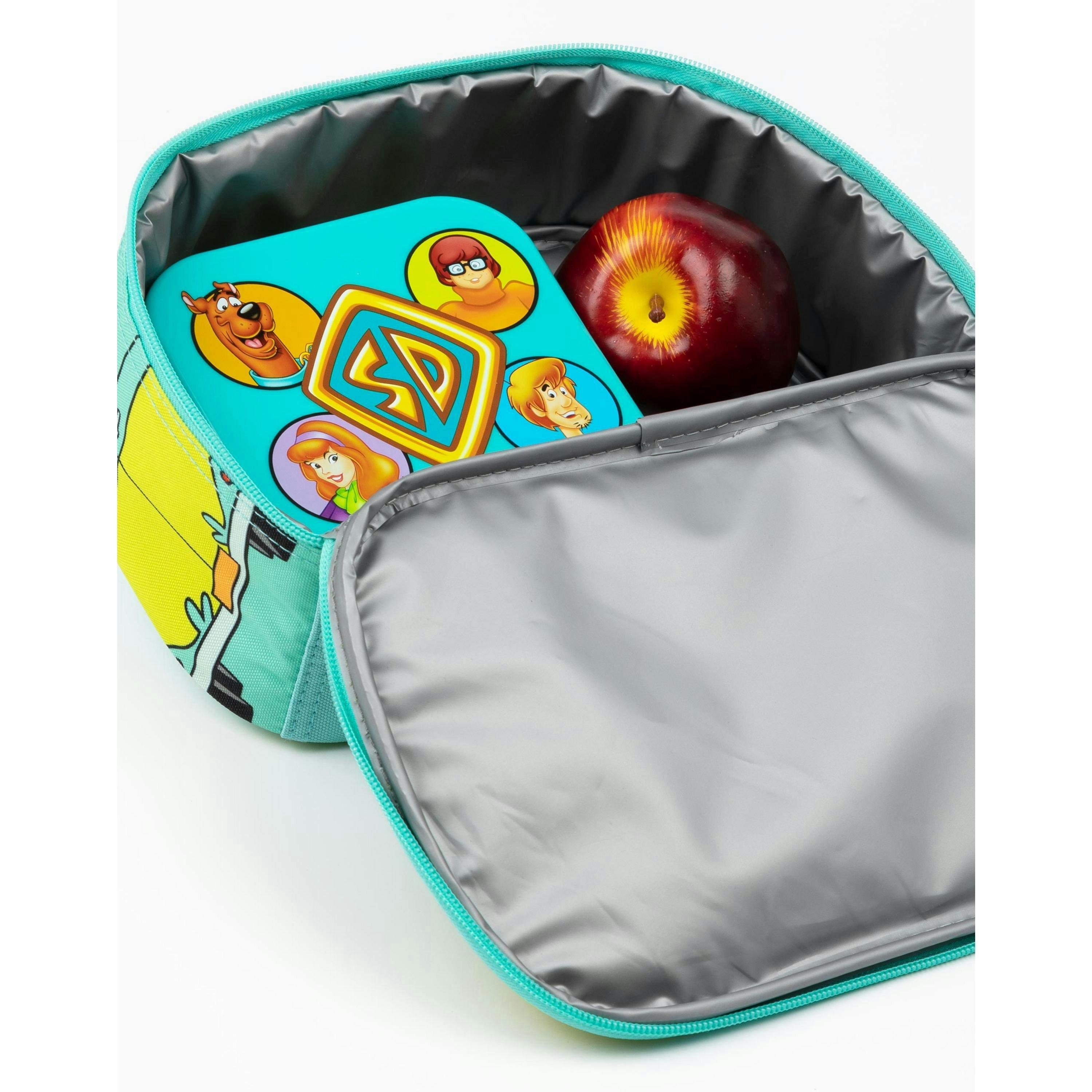 Scooby Doo Unisex Kids Blue Lunch Bag, Lunch Box and Bottle Set (One Size) by Vanilla Underground , view 3 of 6