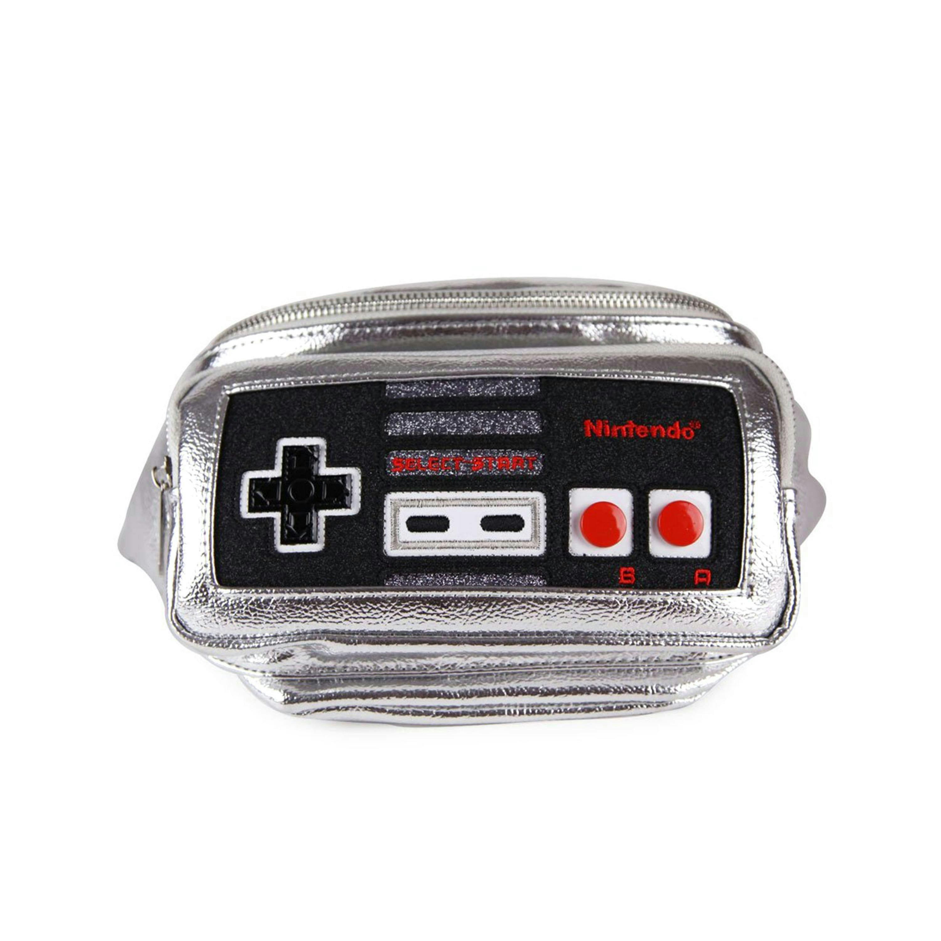 Danielle Nicole Womens Silver Nintendo Bum Bag (One Size) by Vanilla Underground , view 2 of 3
