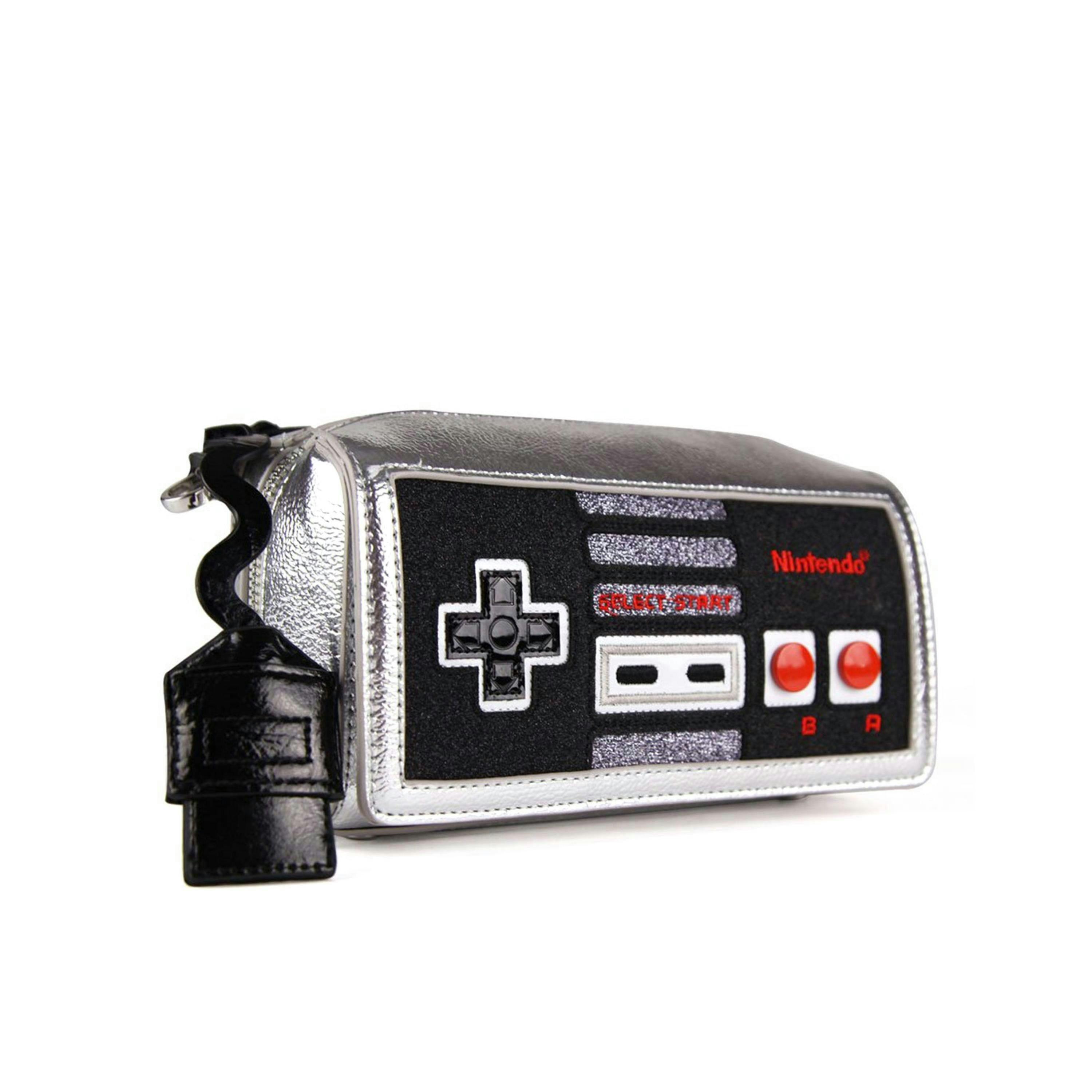 Danielle Nicole Womens Silver Nintendo Bum Bag (One Size) by Vanilla Underground , view 3 of 3