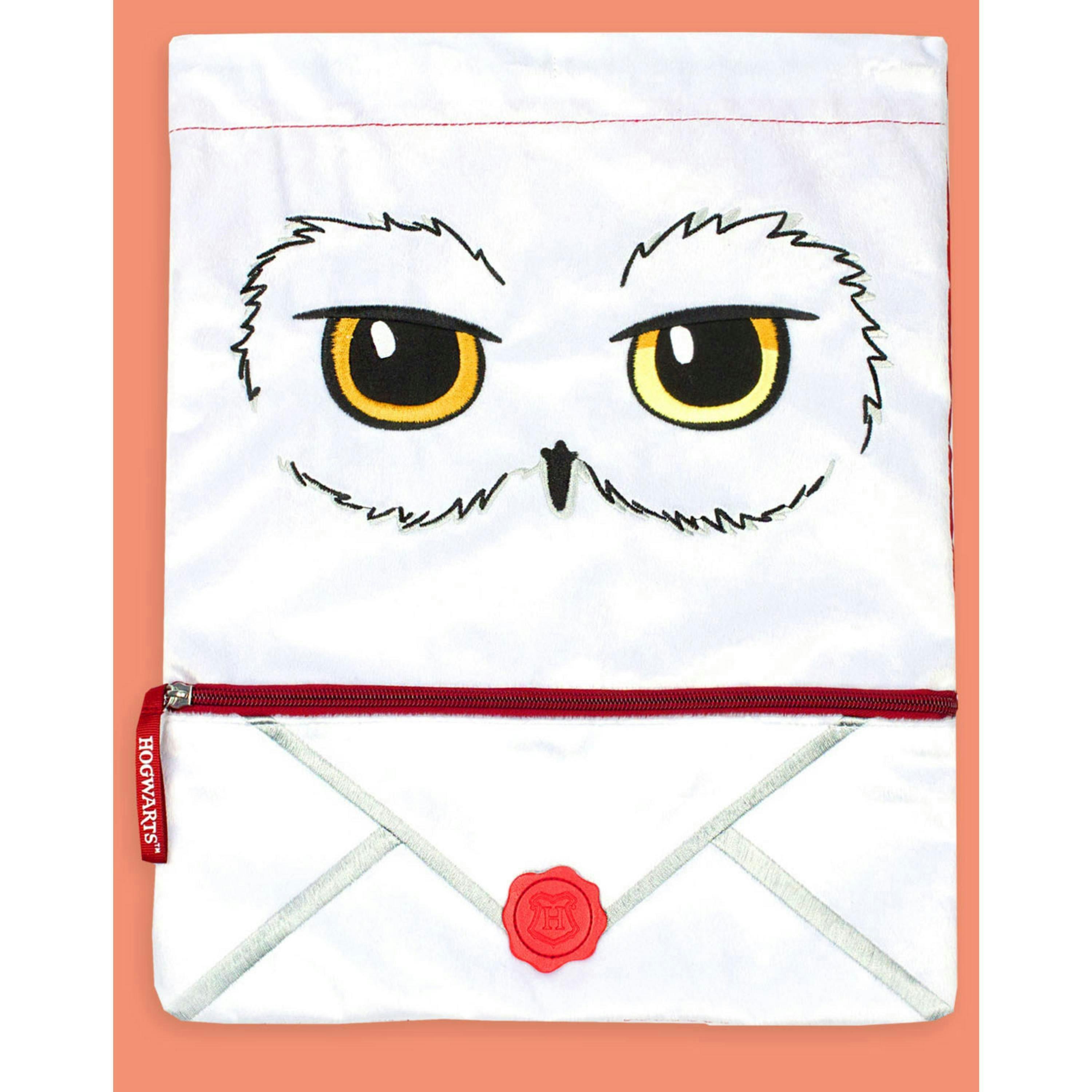 Harry Potter Unisex Kids White Hedwig Drawstring Bag (One Size) by Vanilla Underground , view 3 of 5