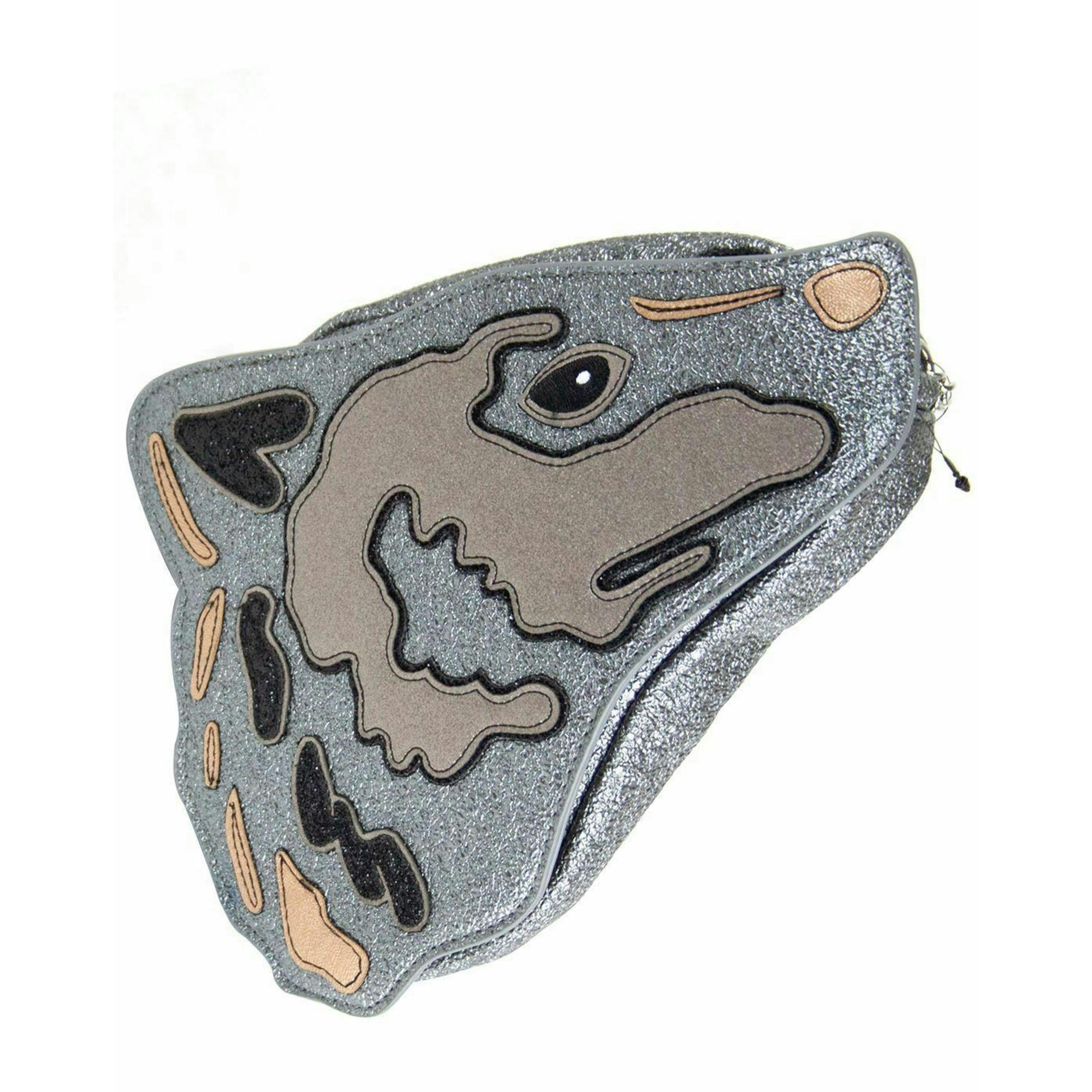 Danielle Nicole Womens Silver Hufflepuff Badger Cross Body Bag (One Size) by Vanilla Underground , view 1 of 4