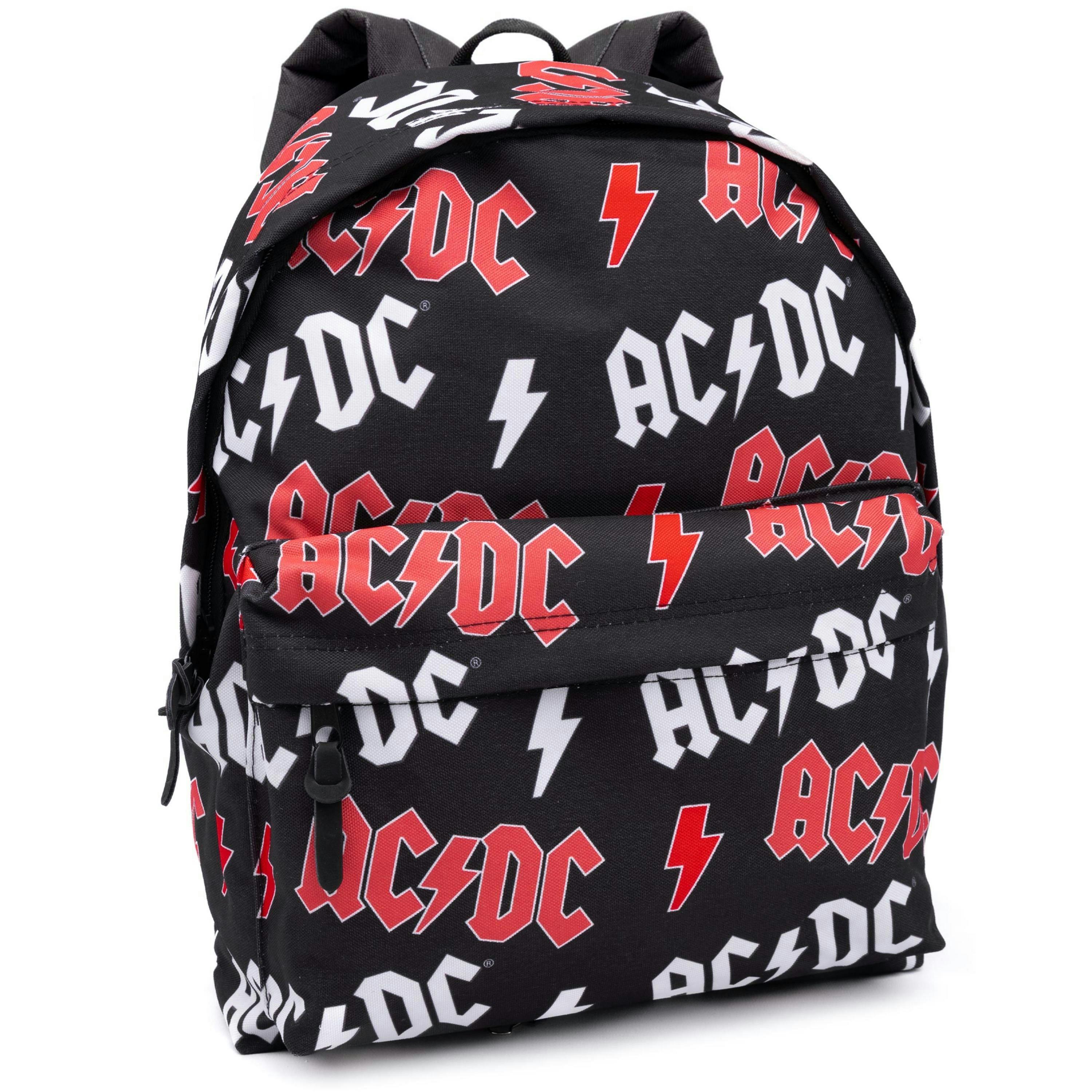 AC/DC Unisex Black Logo Backpack (One Size) by Vanilla Underground , view 1 of 6