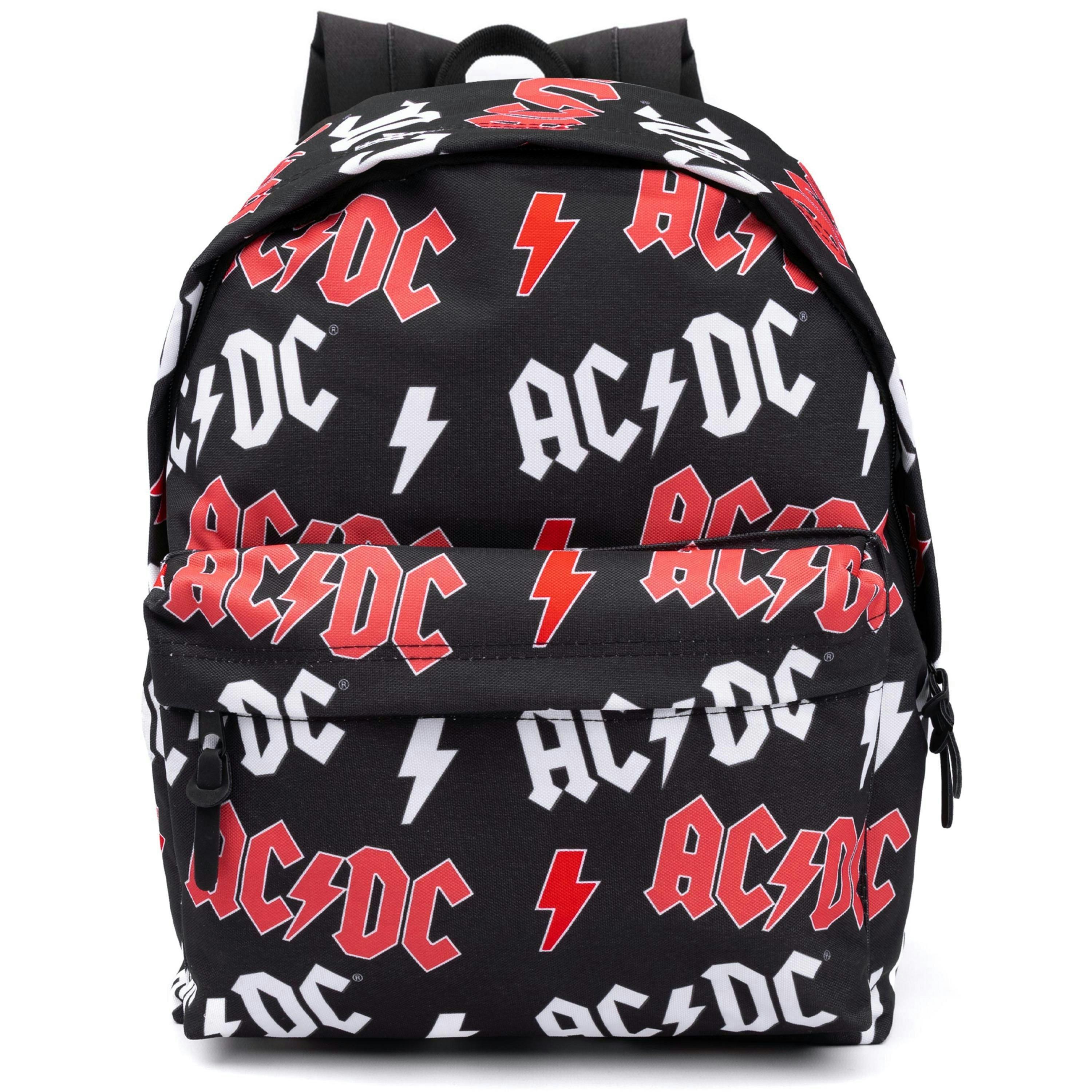 AC/DC Unisex Black Logo Backpack (One Size) by Vanilla Underground , view 2 of 6