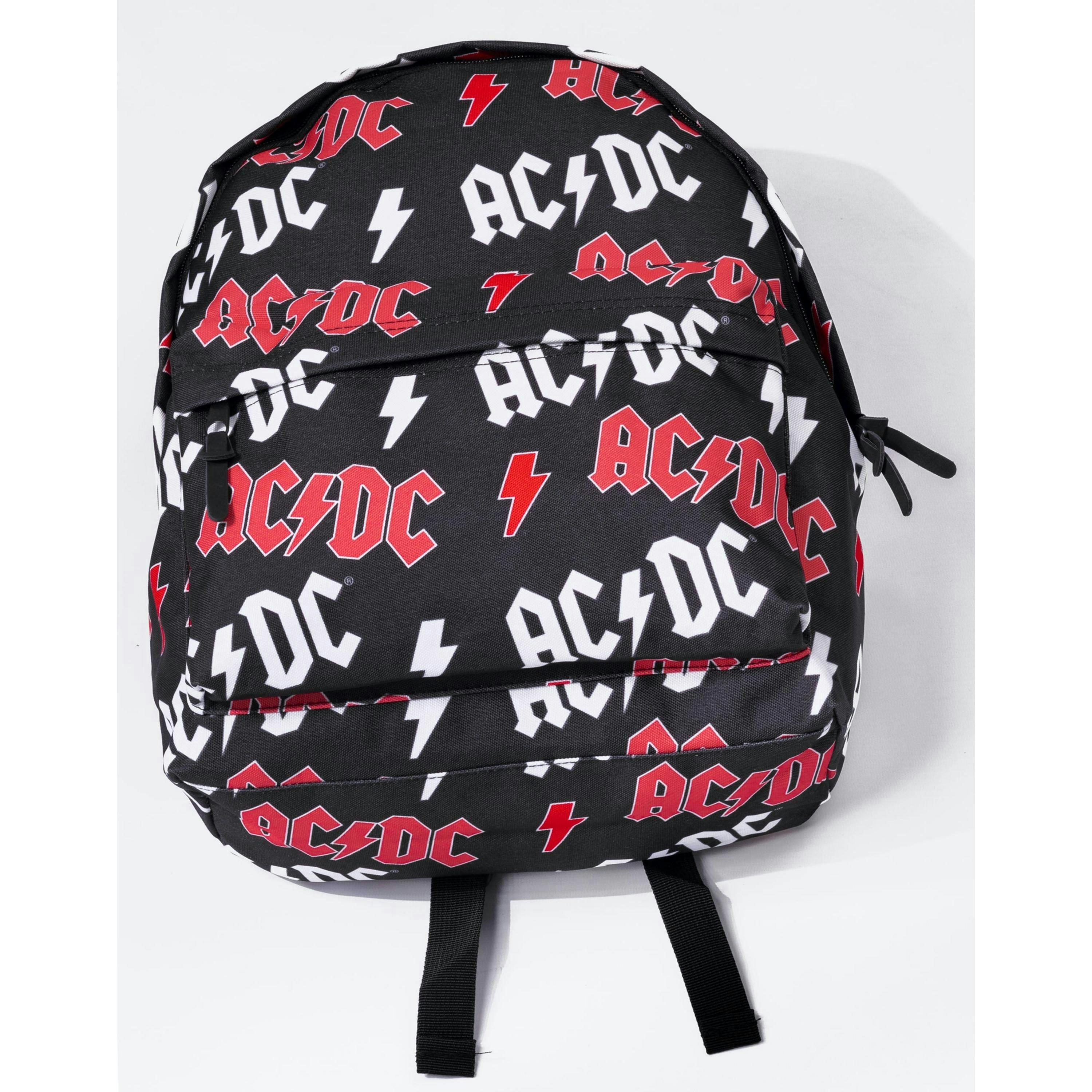 AC/DC Unisex Black Logo Backpack (One Size) by Vanilla Underground , view 3 of 6