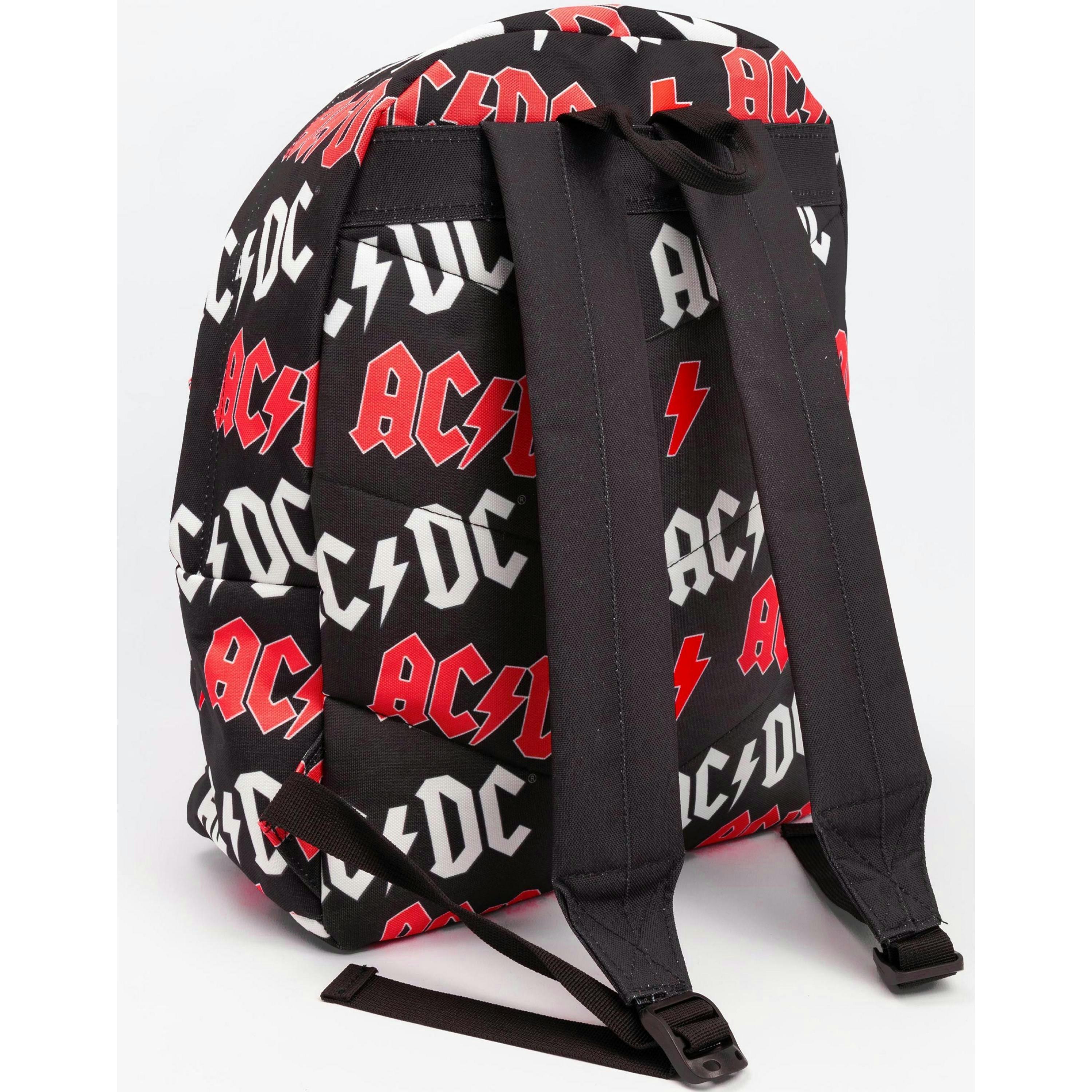 AC/DC Unisex Black Logo Backpack (One Size) by Vanilla Underground , view 5 of 6