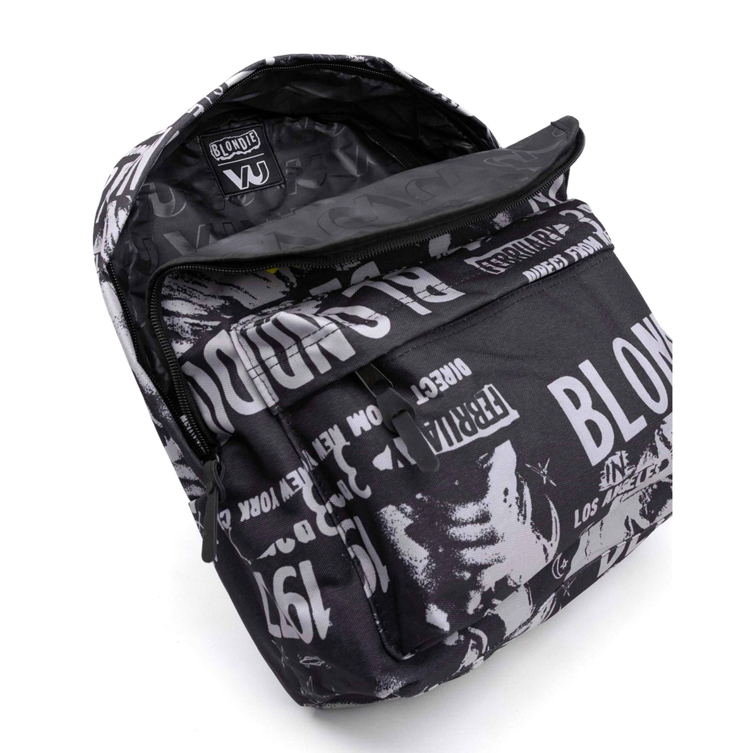 Blondie Unisex Black Logo Backpack (One Size) by Vanilla Underground , view 4 of 6