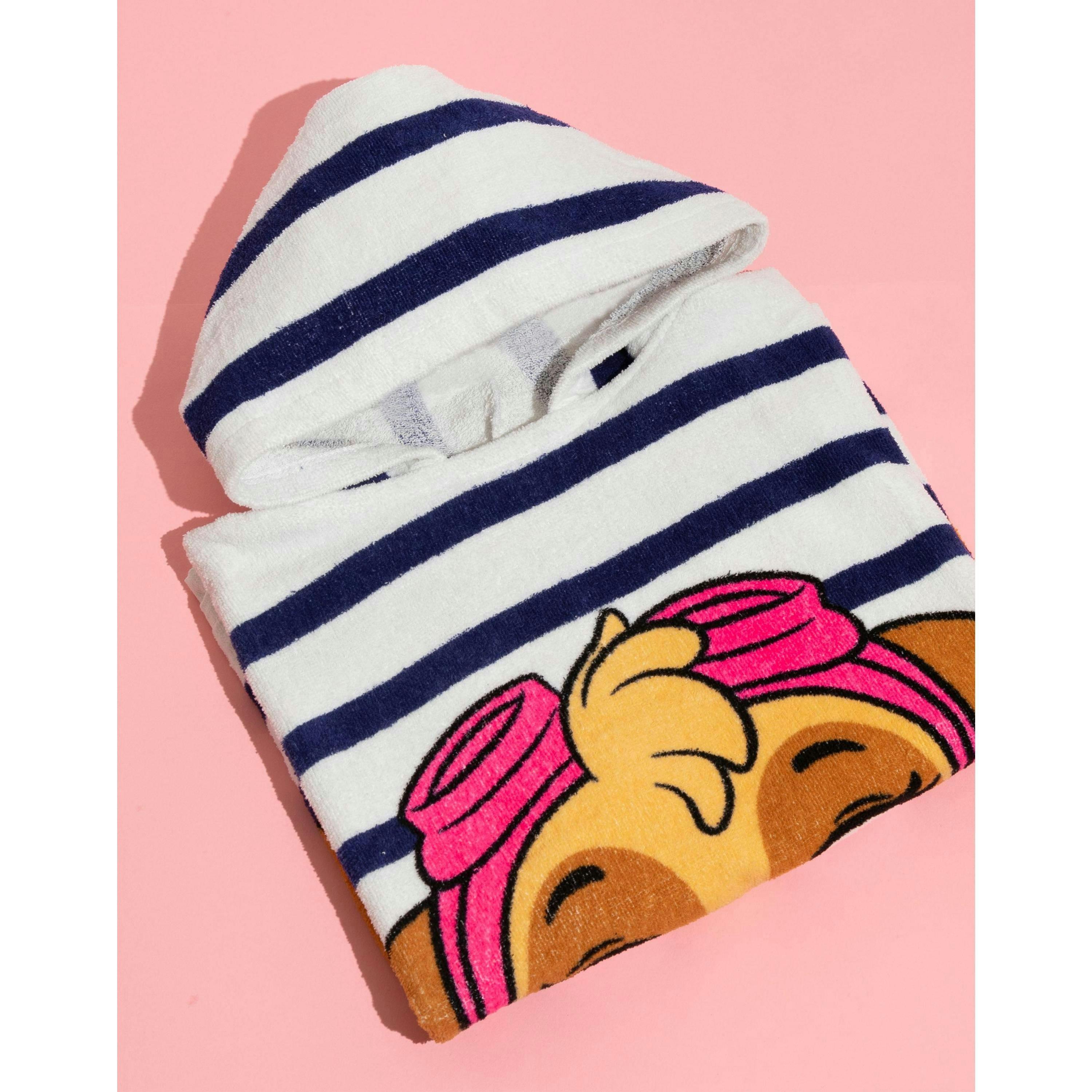 Paw Patrol Girls Multicoloured Skye Placement Graphic Poncho Towel (One Size) by Vanilla Underground , view 5 of 6