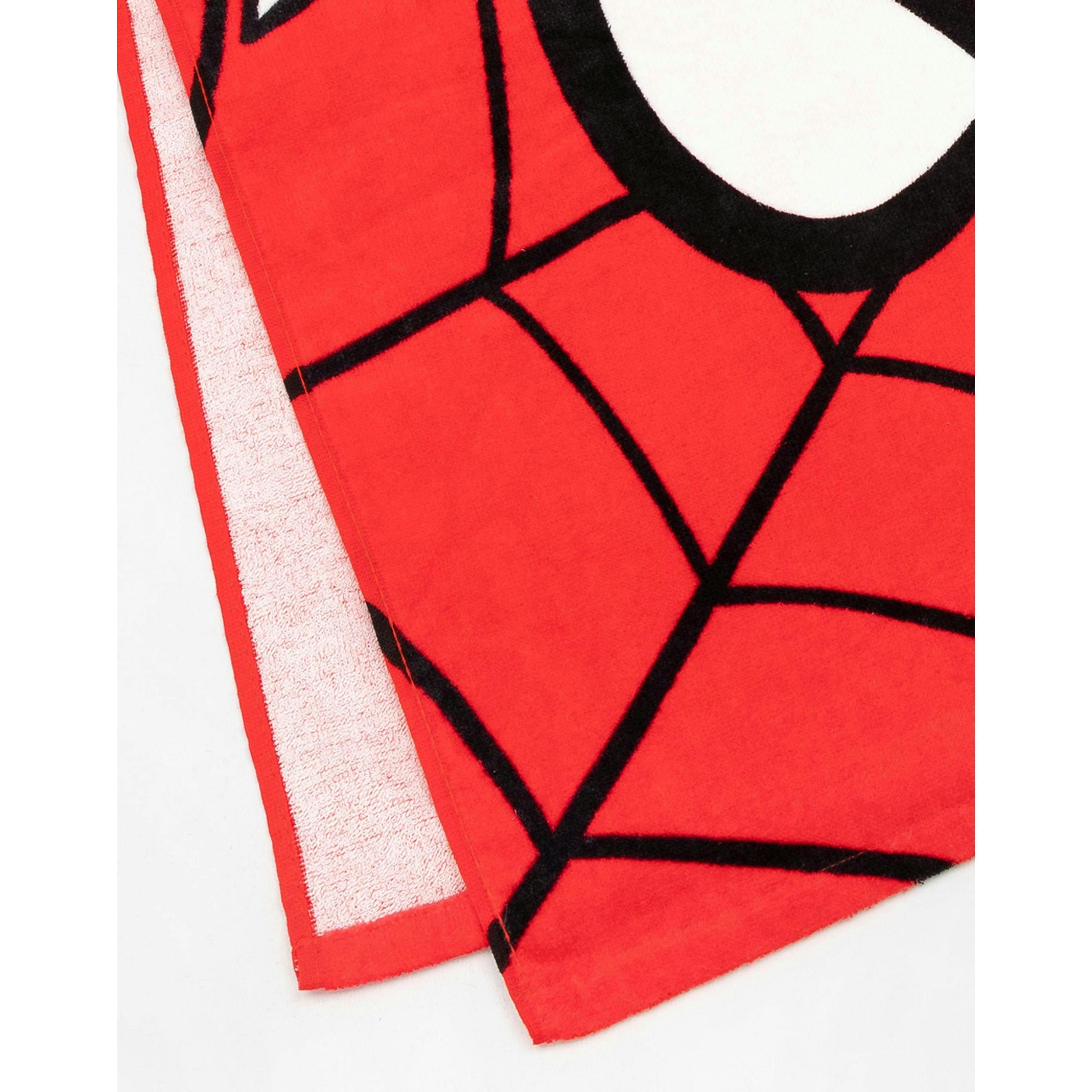 Marvel Boys Multicoloured Spider-Man Large Placement Graphic/Logo Poncho Towel (One Size) by Vanilla Underground , view 5 of 6
