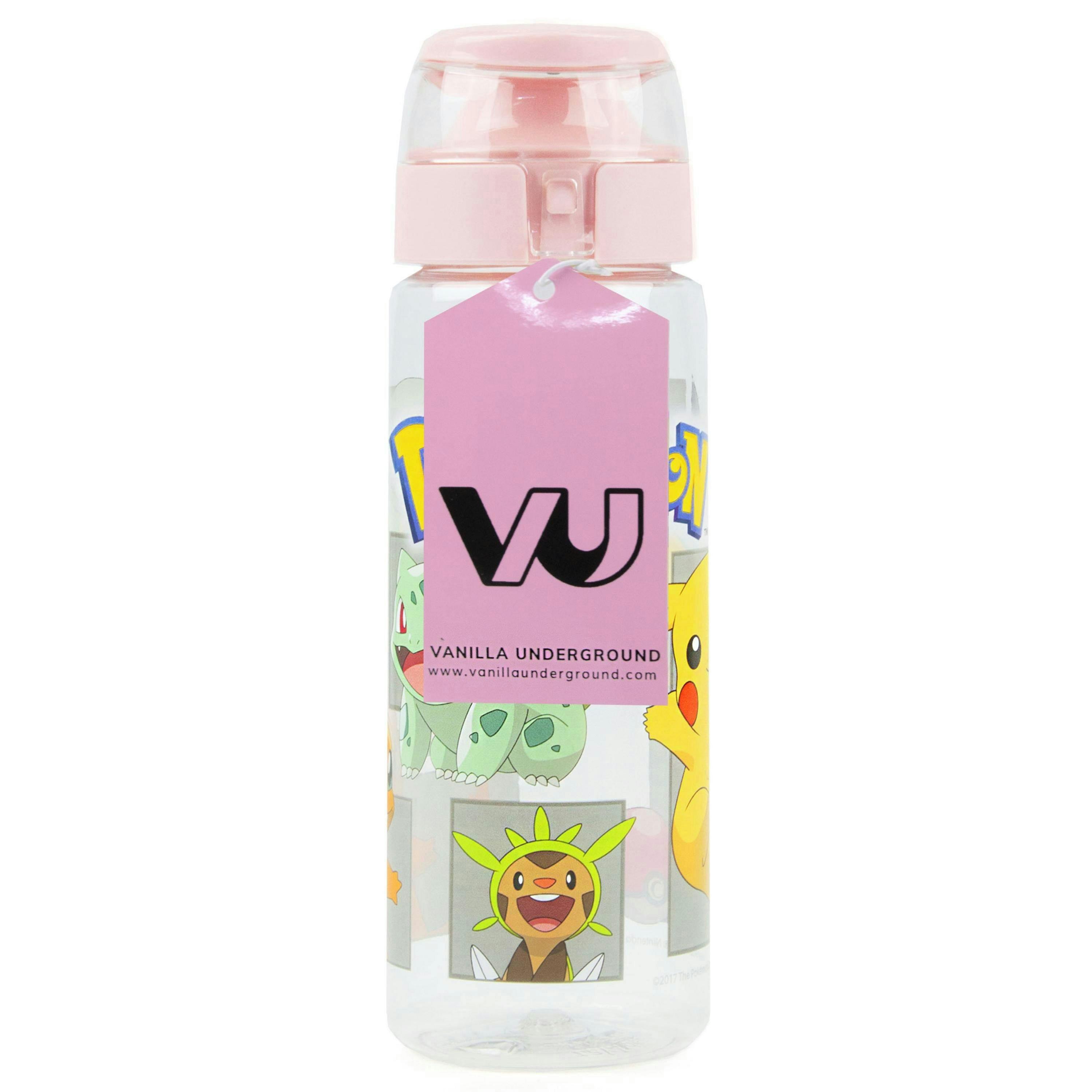 Pokemon Girls Pink Multi Character Screw Water Bottle (One Size) by Vanilla Underground , view 4 of 4