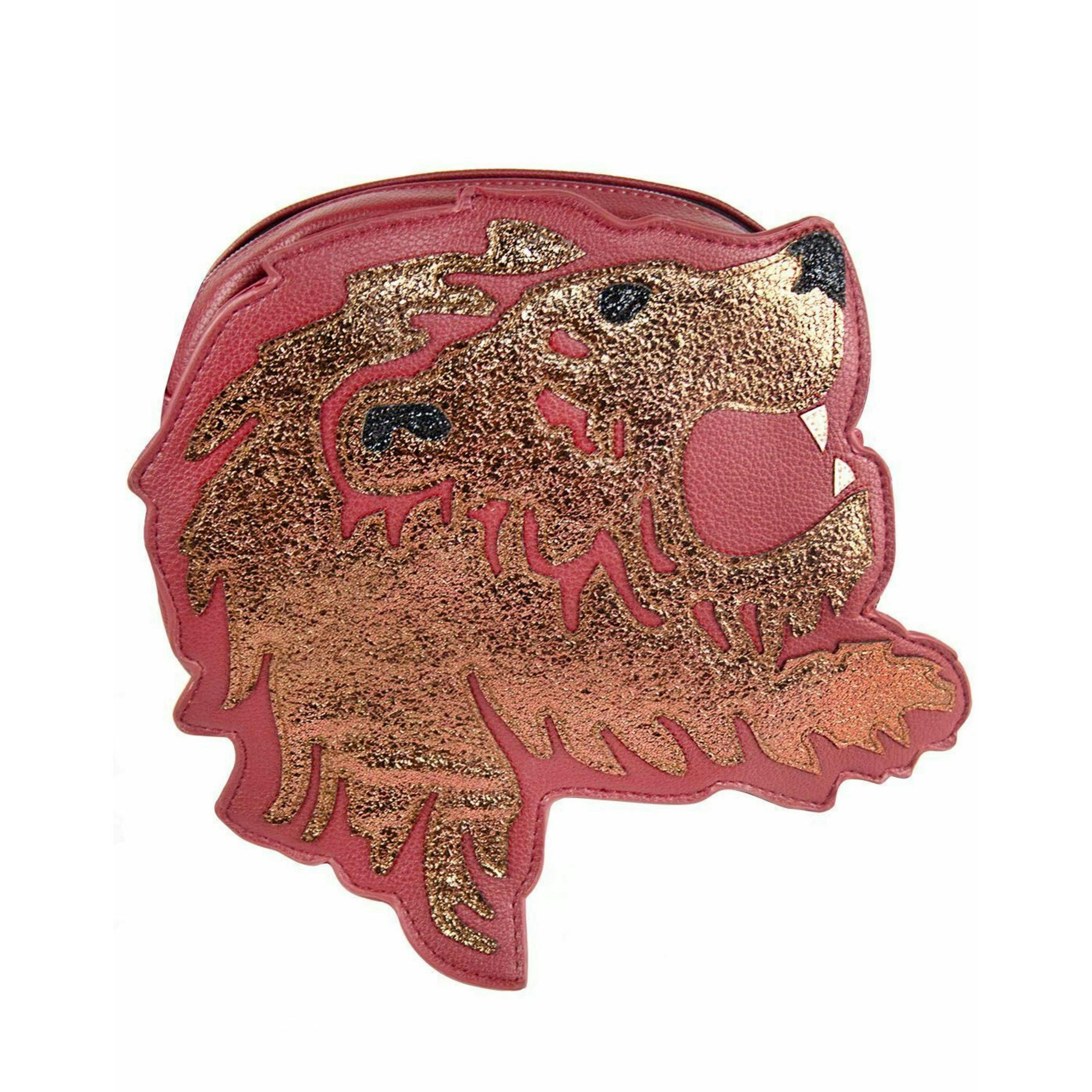 Danielle Nicole Womens Pink Gryffindor Lion Cross Body Bag (One Size) by Vanilla Underground , view 3 of 5