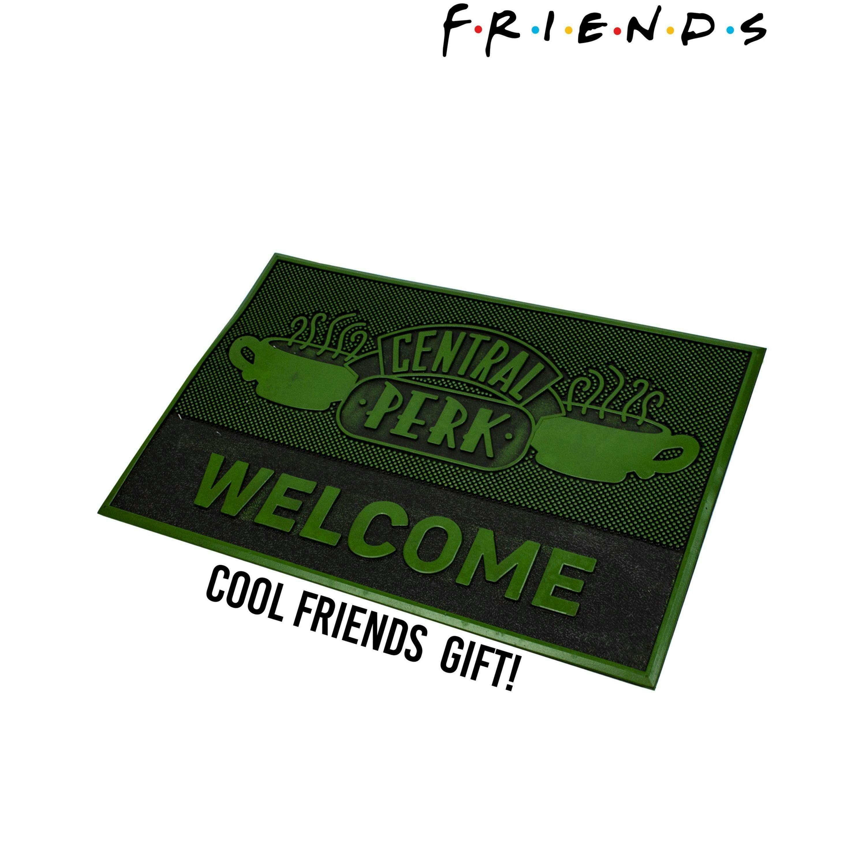 Friends Unisex Green Central Perk Logo Rubber Door Mat (One Size) by Vanilla Underground , view 2 of 5
