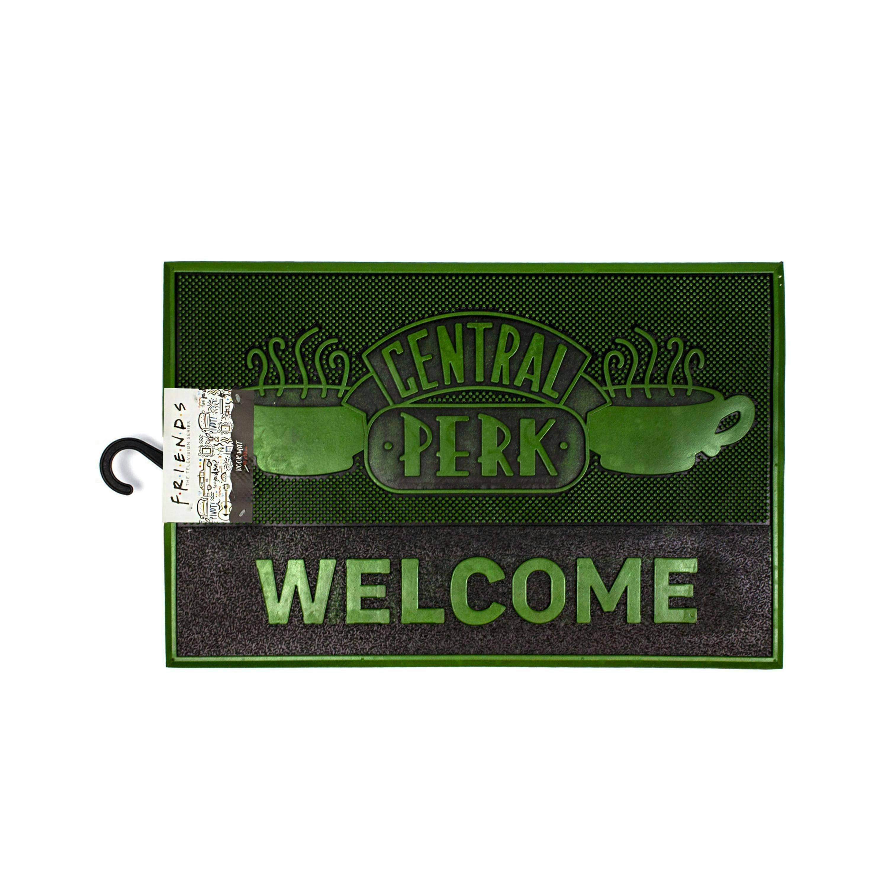 Friends Unisex Green Central Perk Logo Rubber Door Mat (One Size) by Vanilla Underground , view 5 of 5