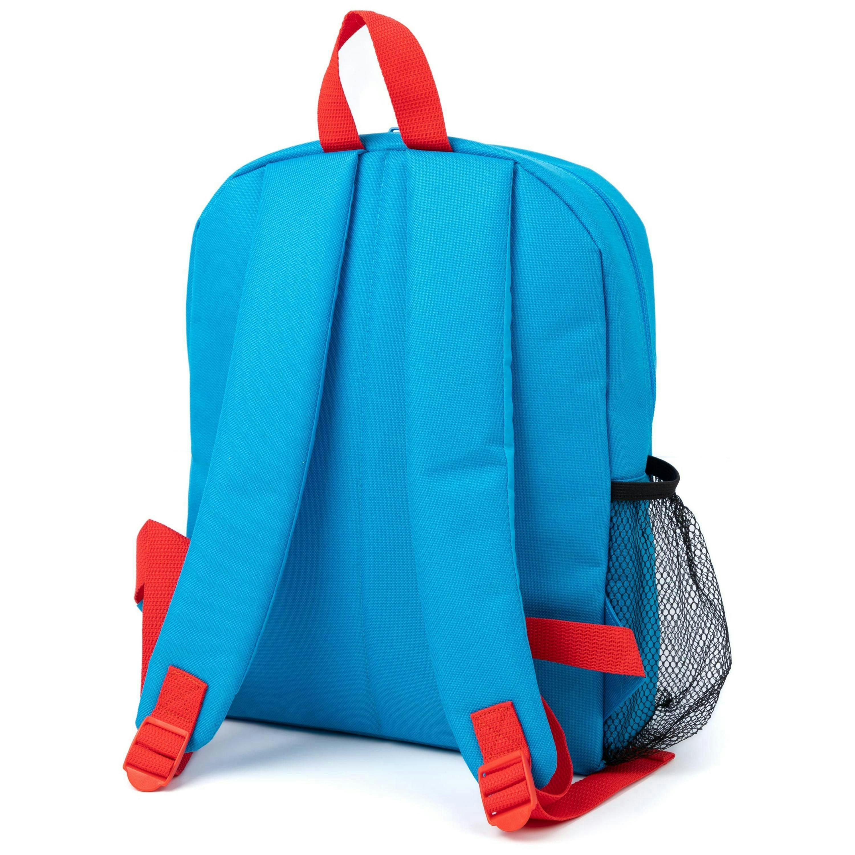 Sonic the Hedgehog Unisex Kids Blue Character 4 Piece Backpack Set (One Size) by Vanilla Underground , view 2 of 6