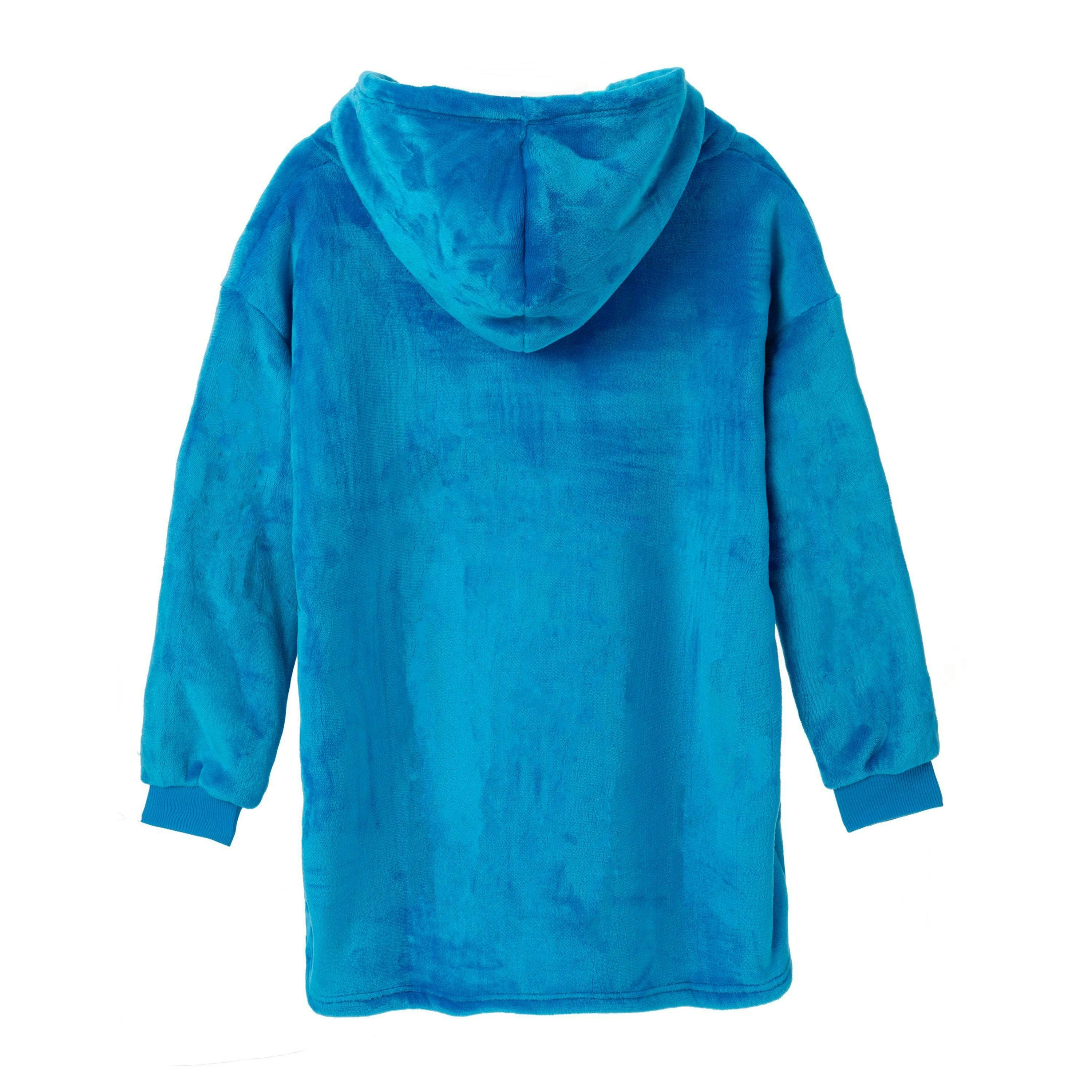 Sonic the Hedgehog Boys Blue Blanket Hoodie (One Size) by Vanilla Underground , view 2 of 6