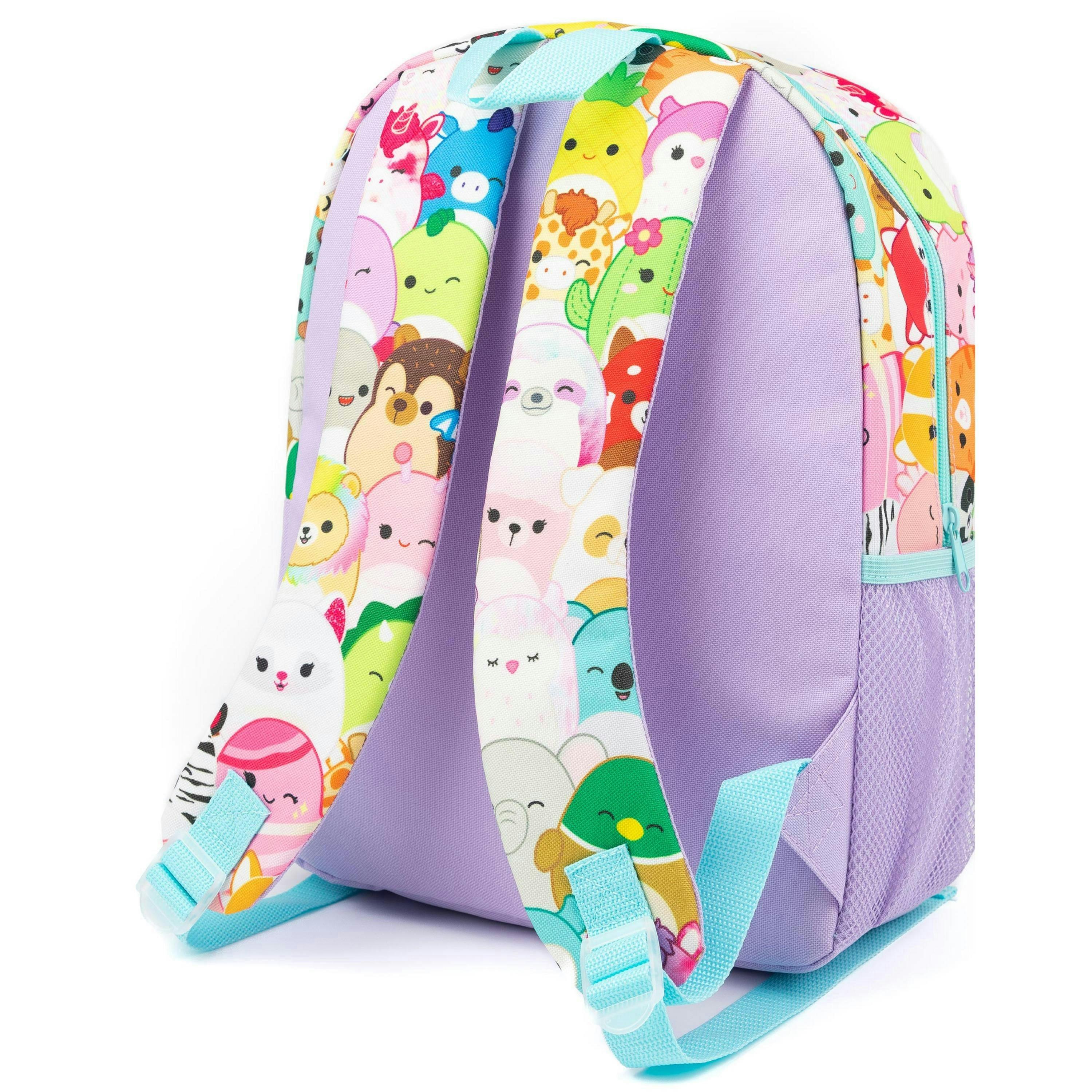 Squishmallows Unisex Kids Purple Printed 4 Piece Backpack Set (One Size) by Vanilla Underground , view 2 of 6
