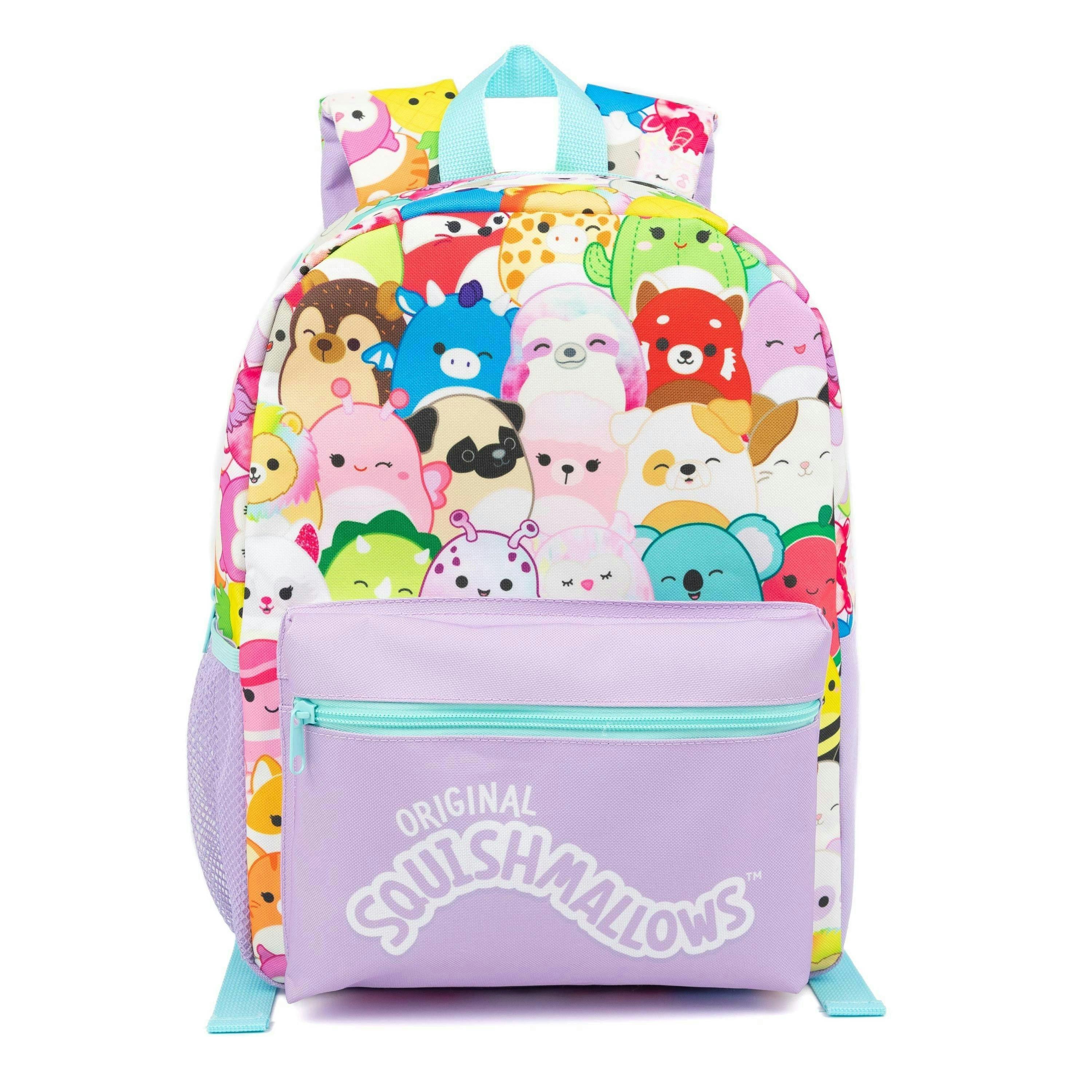 Squishmallows Unisex Kids Purple Printed 4 Piece Backpack Set (One Size) by Vanilla Underground , view 3 of 6