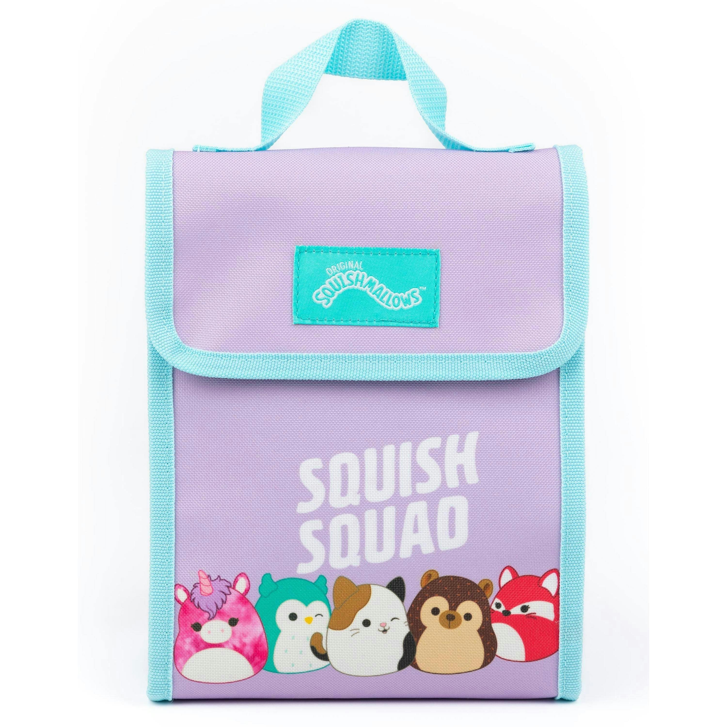 Squishmallows Unisex Kids Purple Printed 4 Piece Backpack Set (One Size) by Vanilla Underground , view 4 of 6